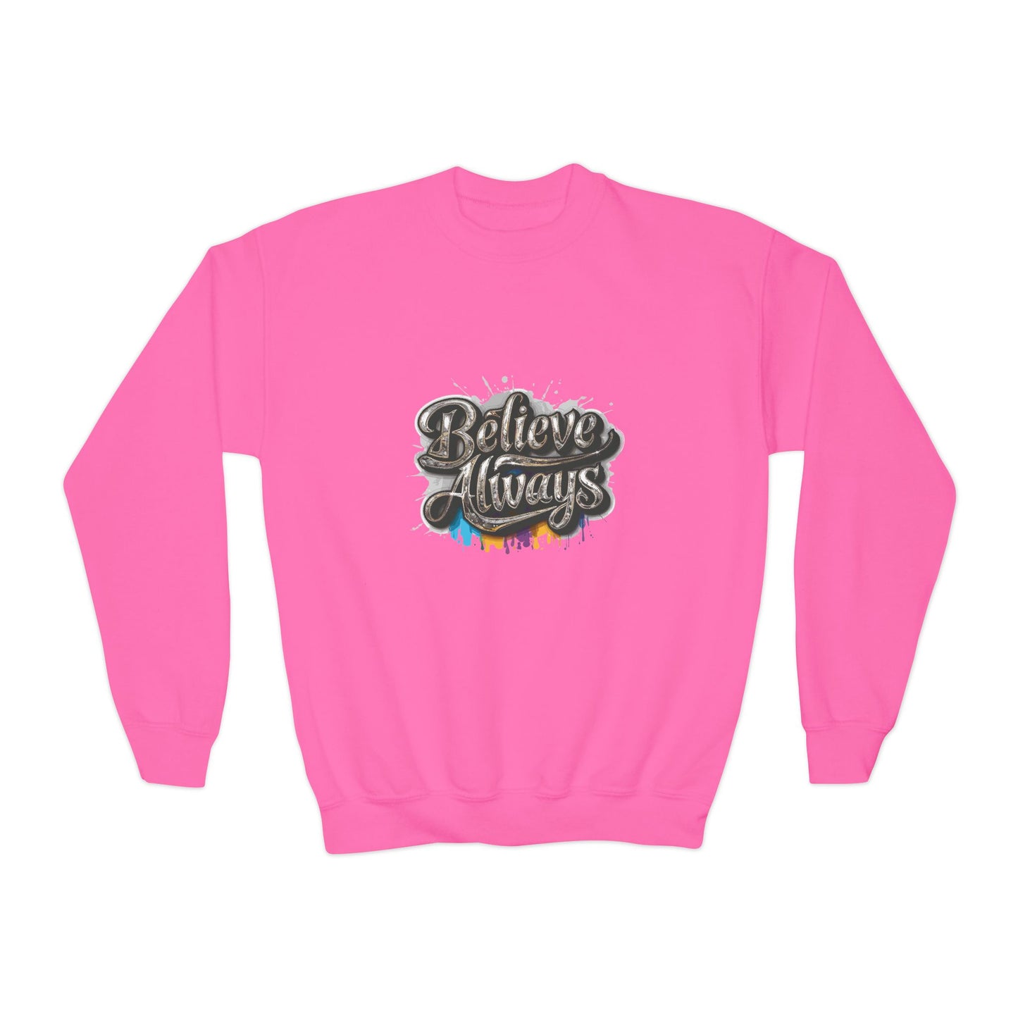Believe Always Youth Crewneck Sweatshirt