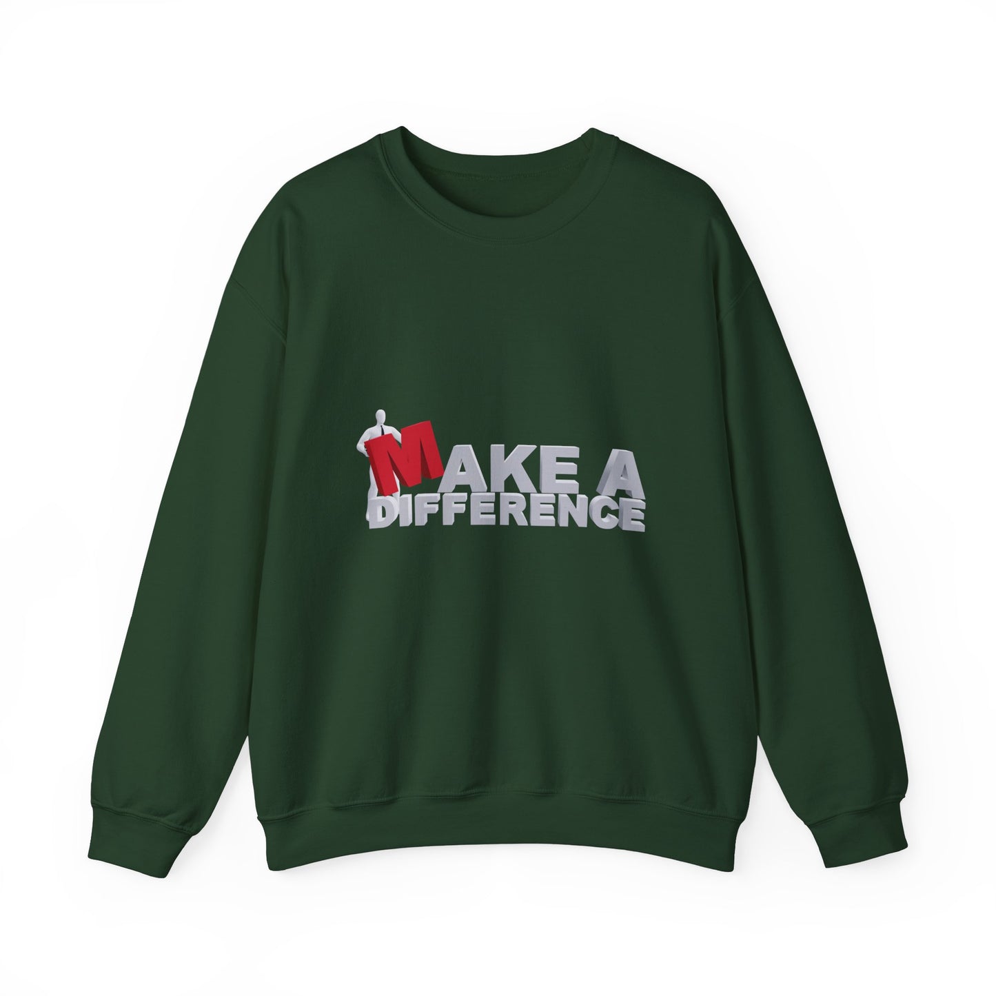 Make A Difference Unisex Heavy Blend™ Crewneck Sweatshirt