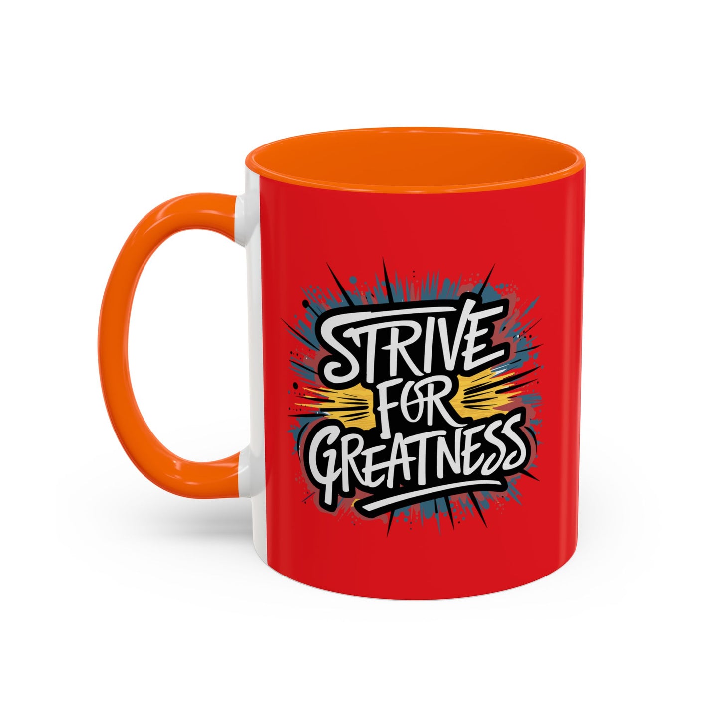 Strive For Greatness Accent Coffee Mug (11, 15oz)