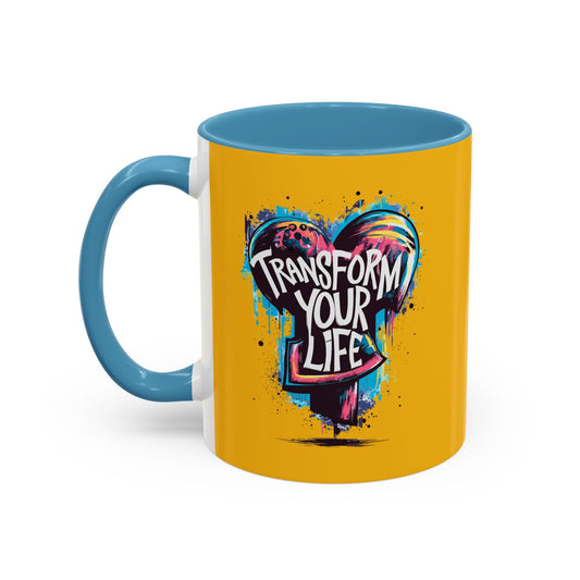 Transform Your Life Accent Coffee Mug (11, 15oz)