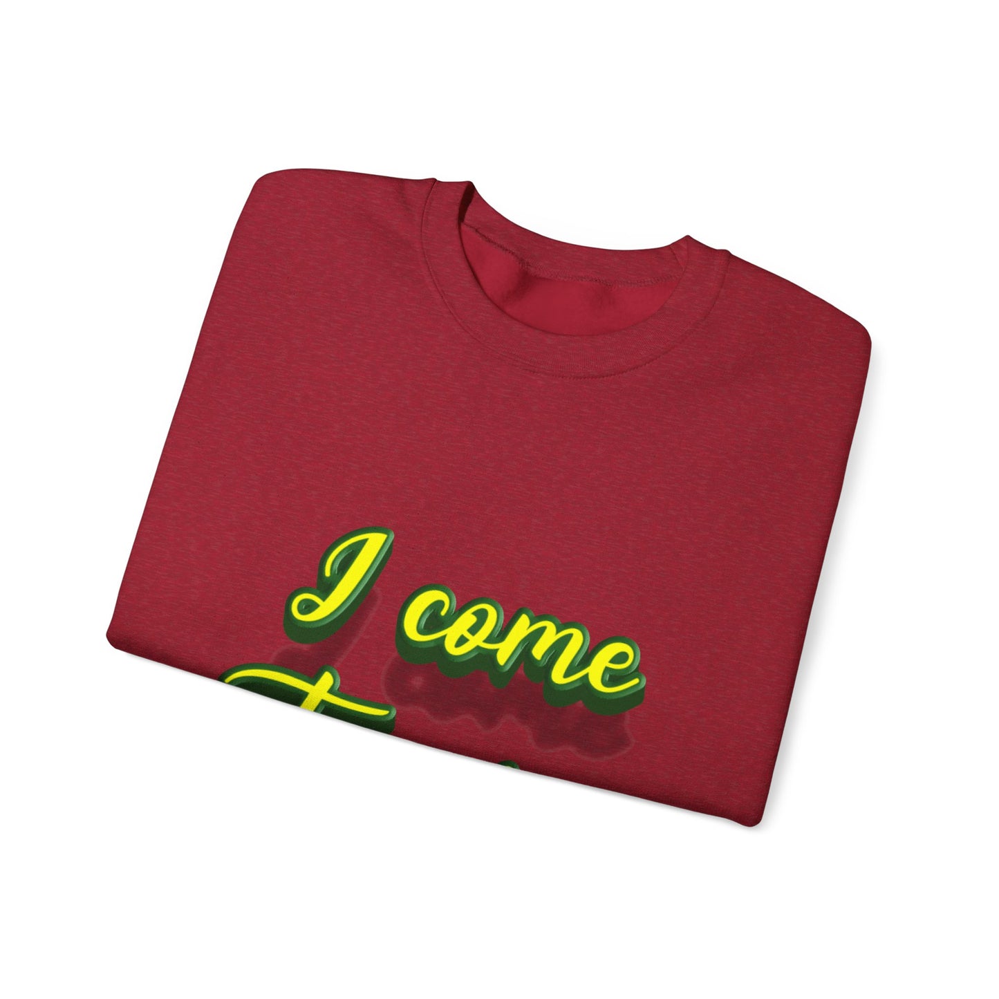 I Come To Win Unisex Heavy Blend™ Crewneck Sweatshirt