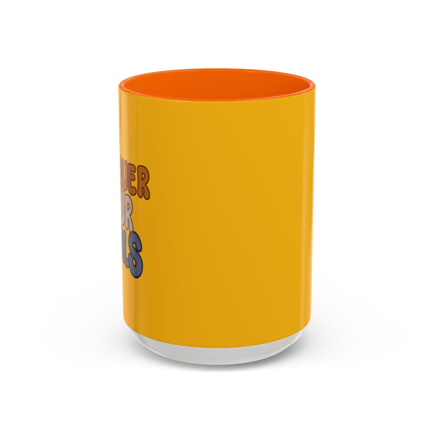 Conquer Your Goals Accent Coffee Mug (11, 15oz)