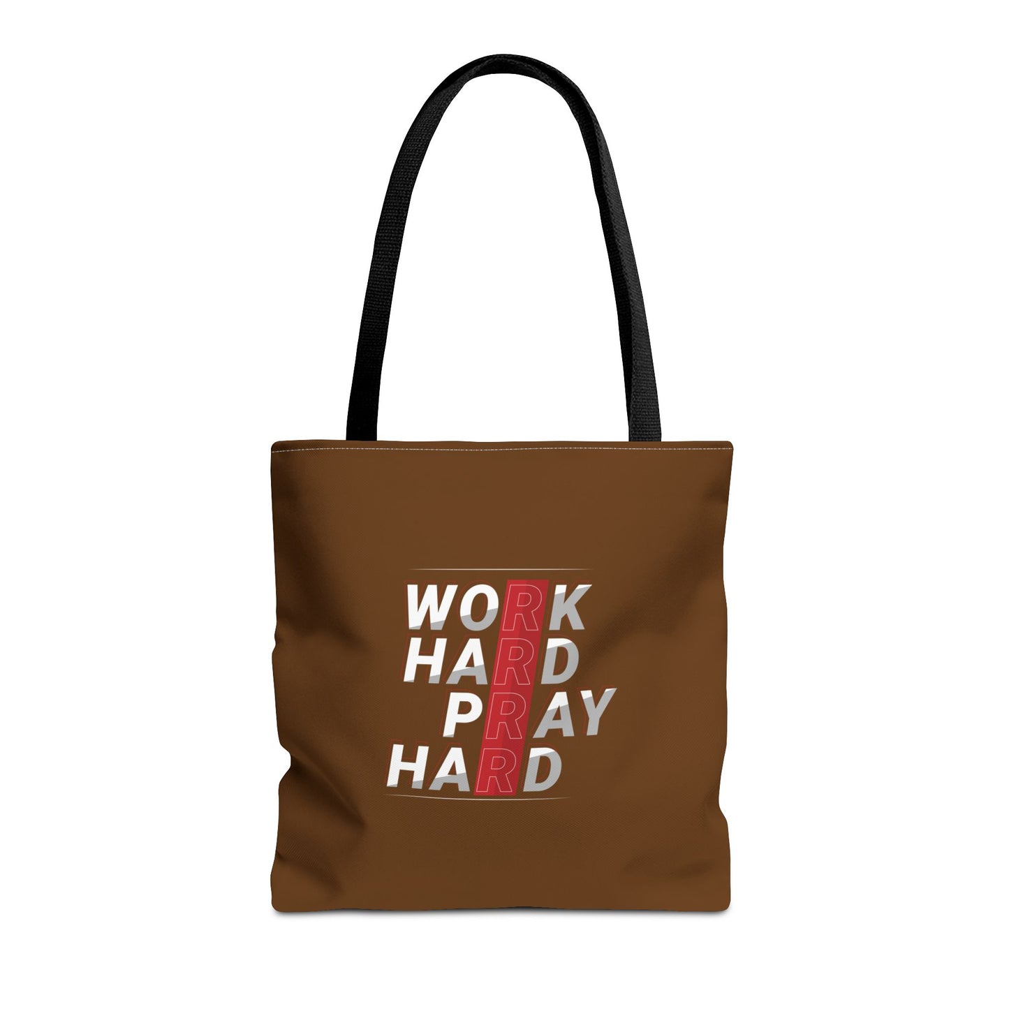 Work Hard Pray Hard Tote Bag (AOP)
