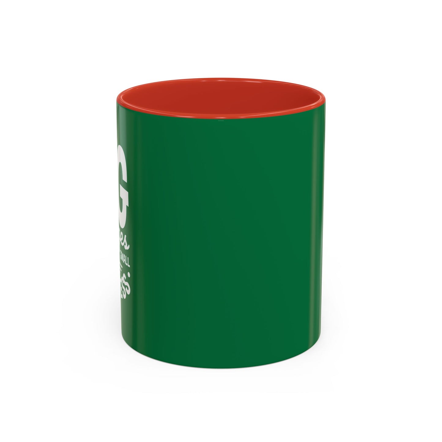 Big Changes Start From Small Progress Accent Coffee Mug (11, 15oz)