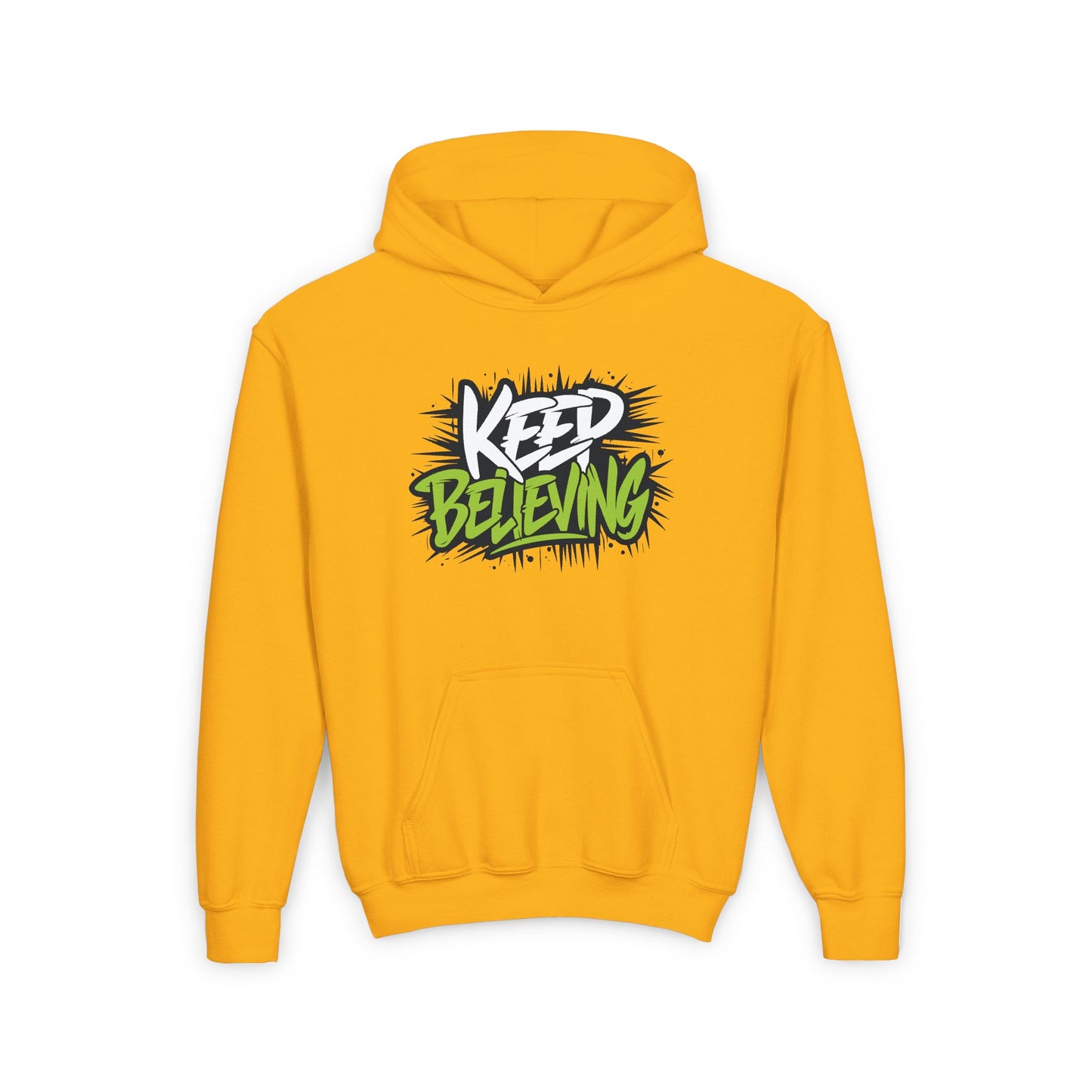 Keep Believing Youth Heavy Blend Hooded Sweatshirt