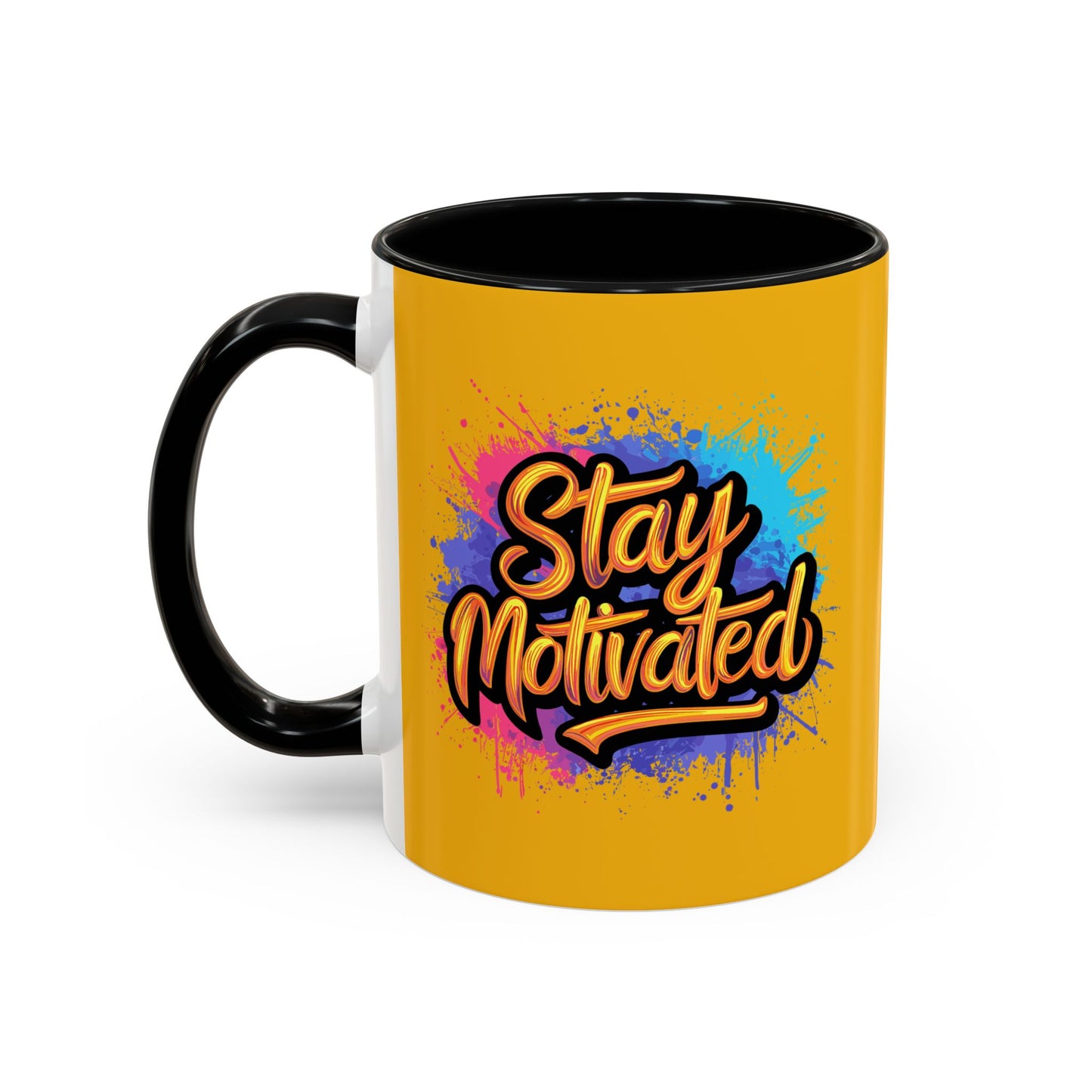 Stay Motivated Accent Coffee Mug (11, 15oz)