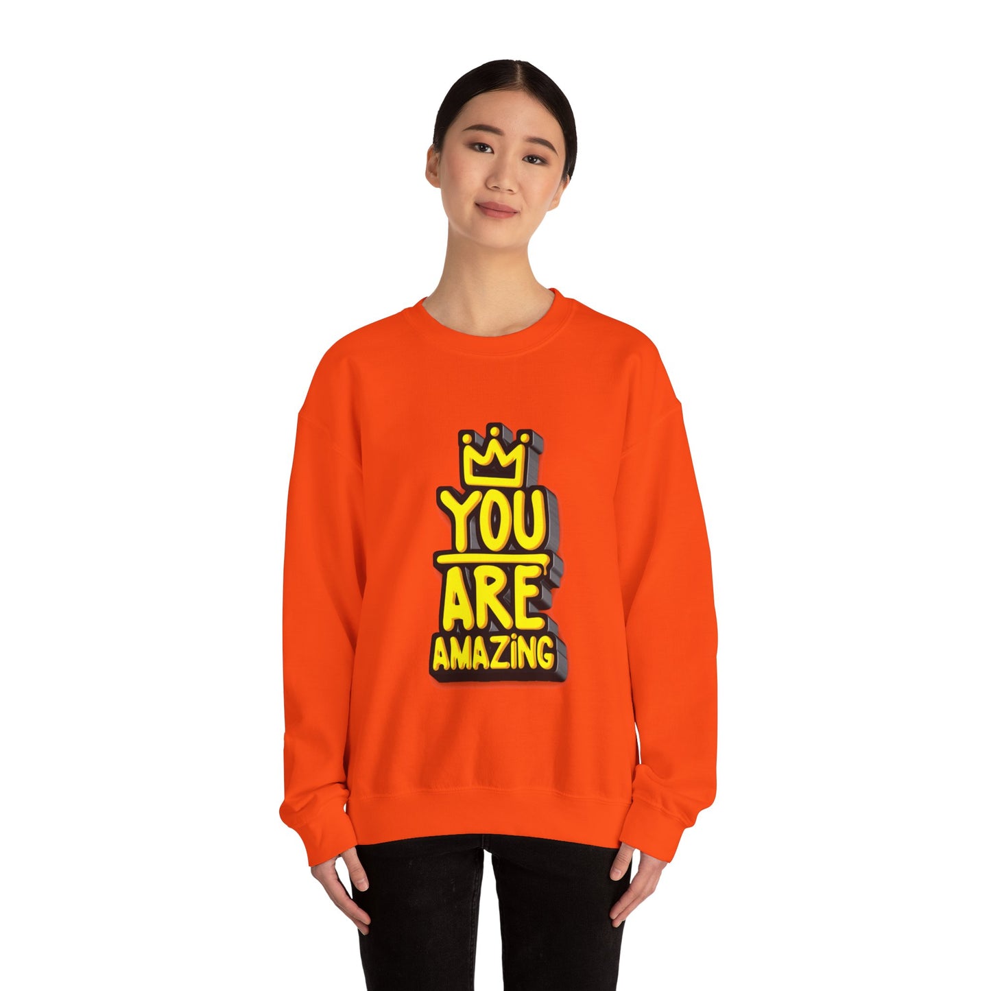 You Are Amazing Unisex Heavy Blend™ Crewneck Sweatshirt