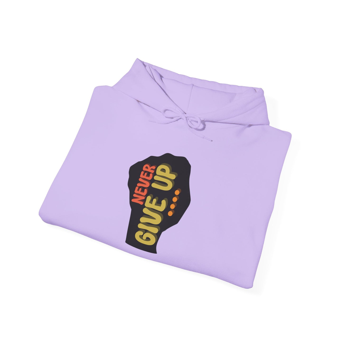 Never Give Up Unisex Heavy Blend™ Hooded Sweatshirt