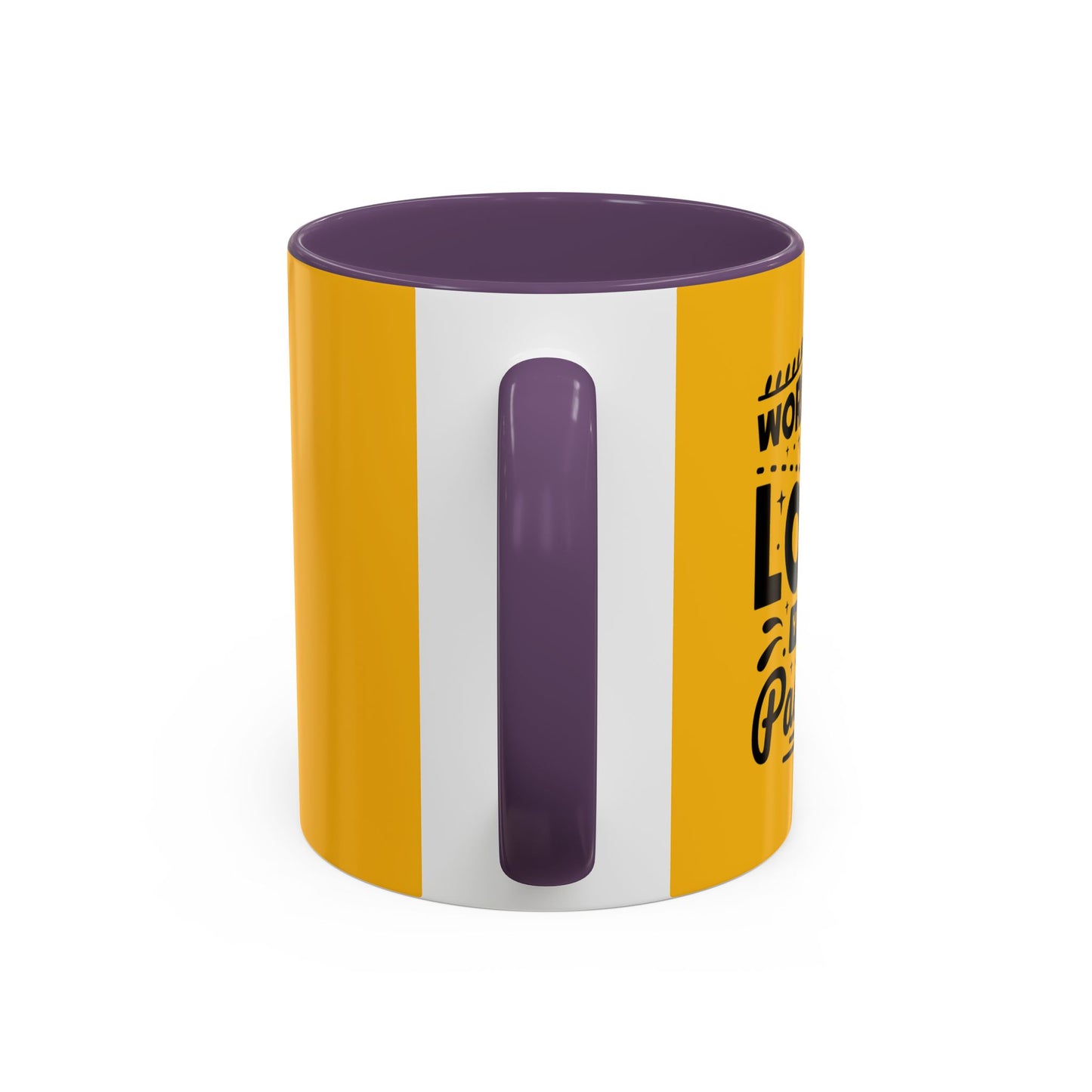 Work Hard And Love Your Passion Accent Coffee Mug (11, 15oz)