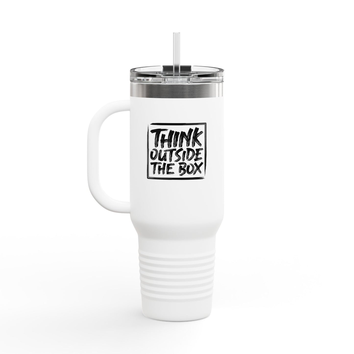 Think Outside The Box Insulated Travel Mug, 40oz