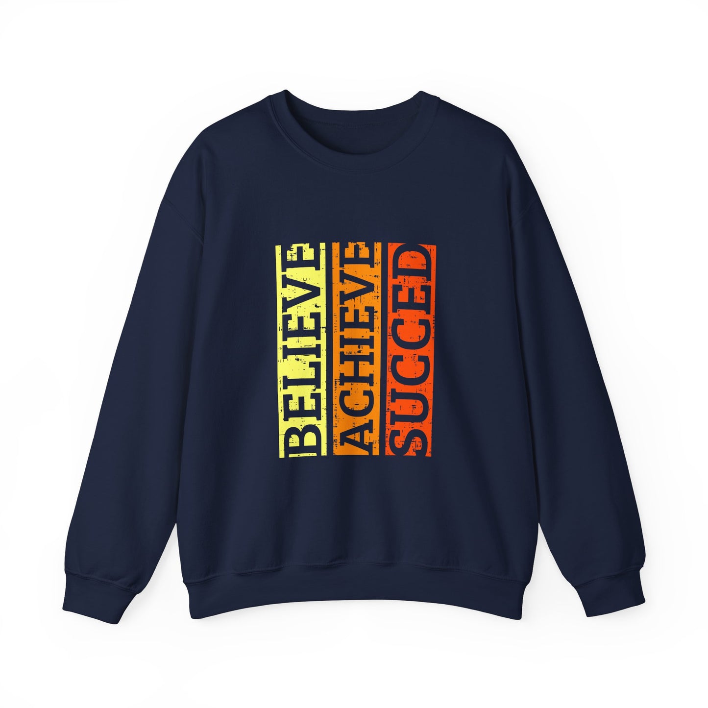 Belive Achieve Succed Unisex Heavy Blend™ Crewneck Sweatshirt