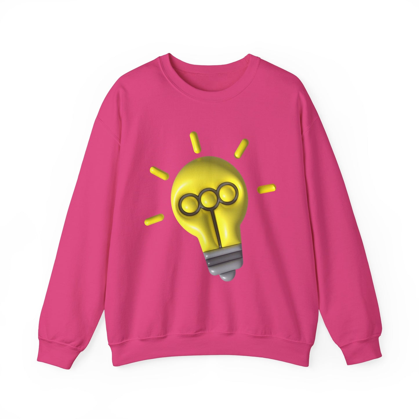 Inspire Idea Bulb Unisex Heavy Blend™ Crewneck Sweatshirt