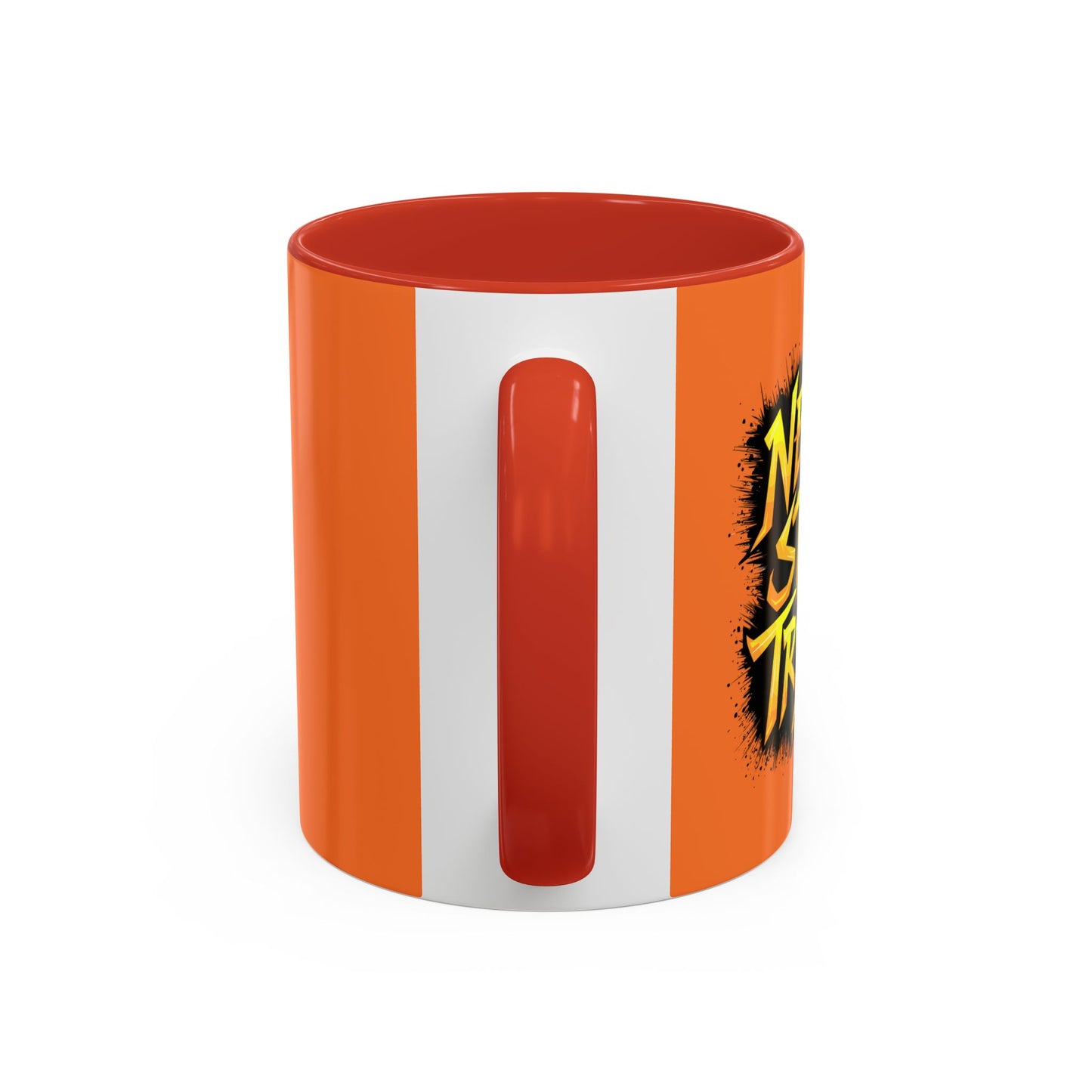 Never Stop Trying Accent Coffee Mug (11, 15oz)