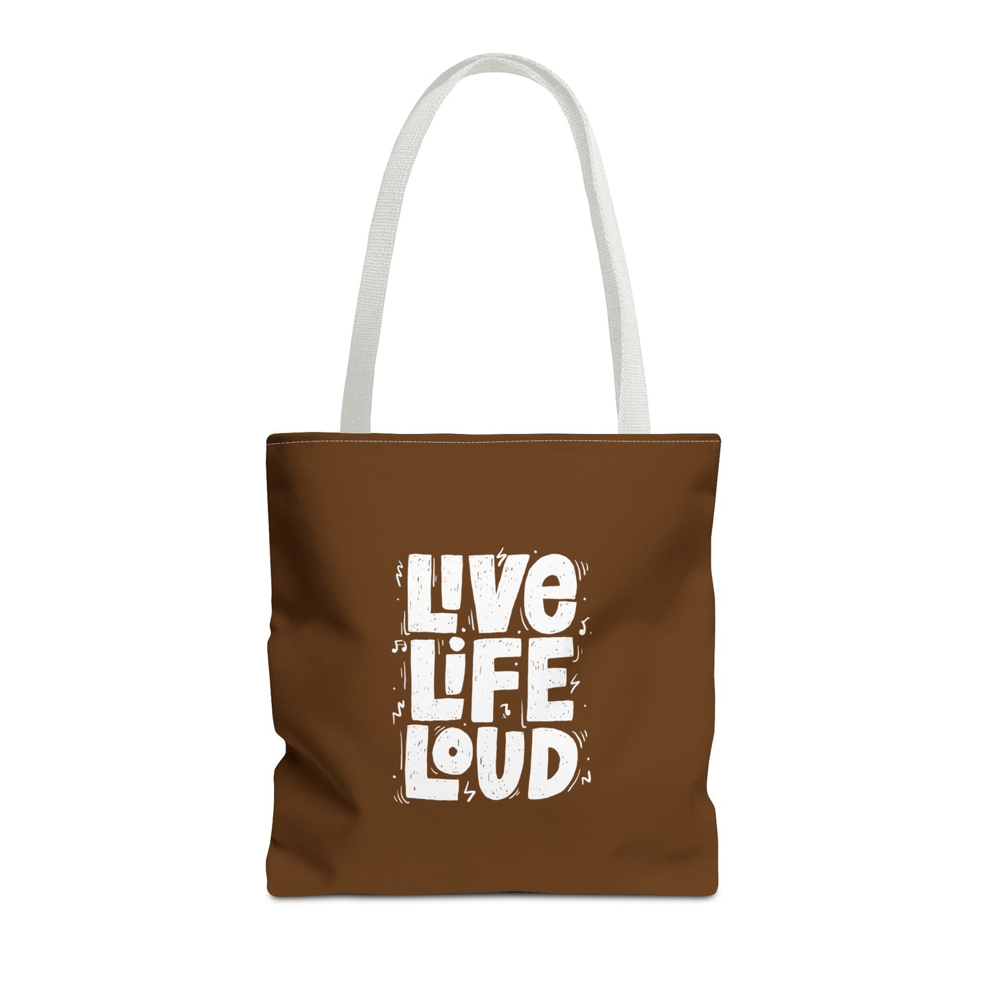 Live Life Loud Tote Bag (AOP)