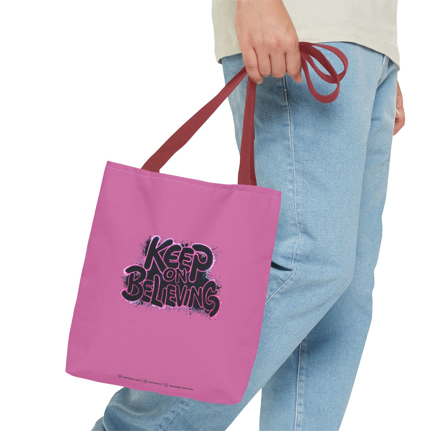 Keep On Believing Tote Bag (AOP)