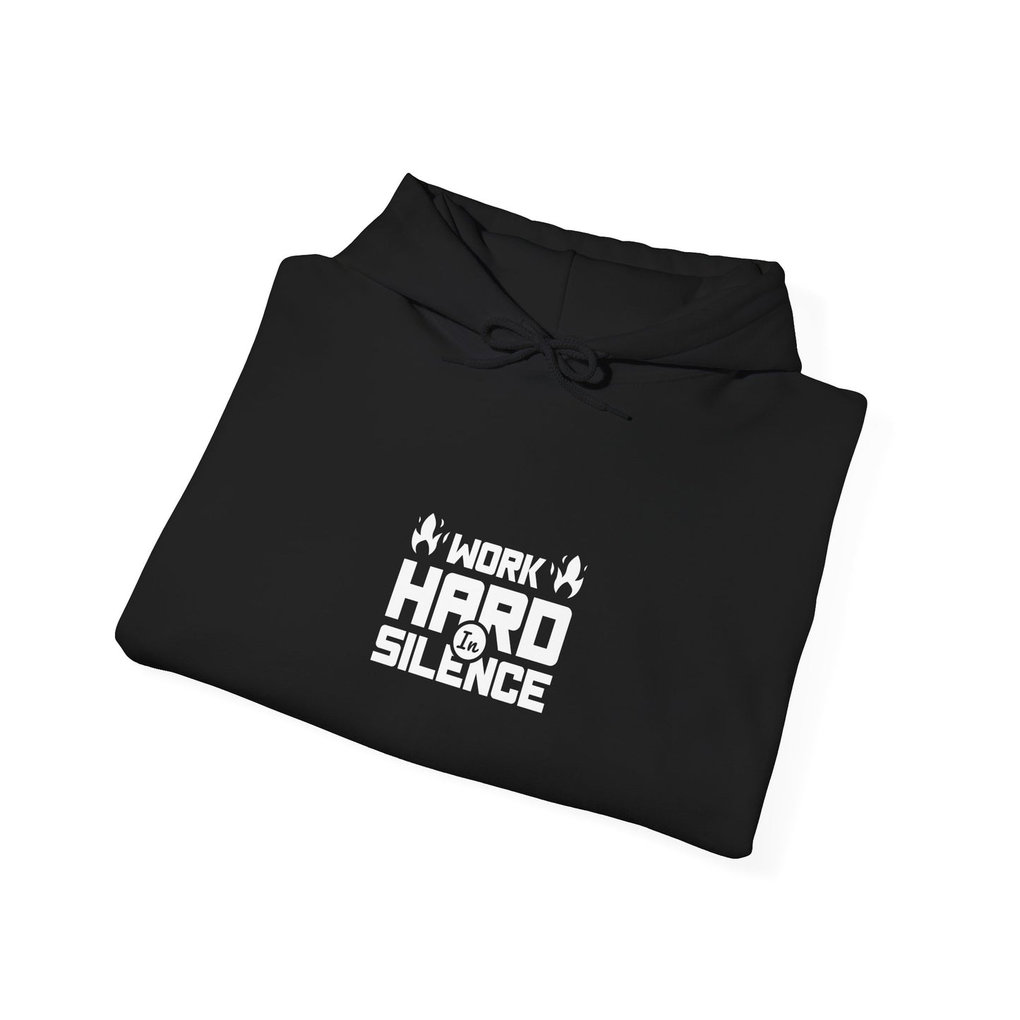 Work Hard In Silence Unisex Heavy Blend™ Hooded Sweatshirt