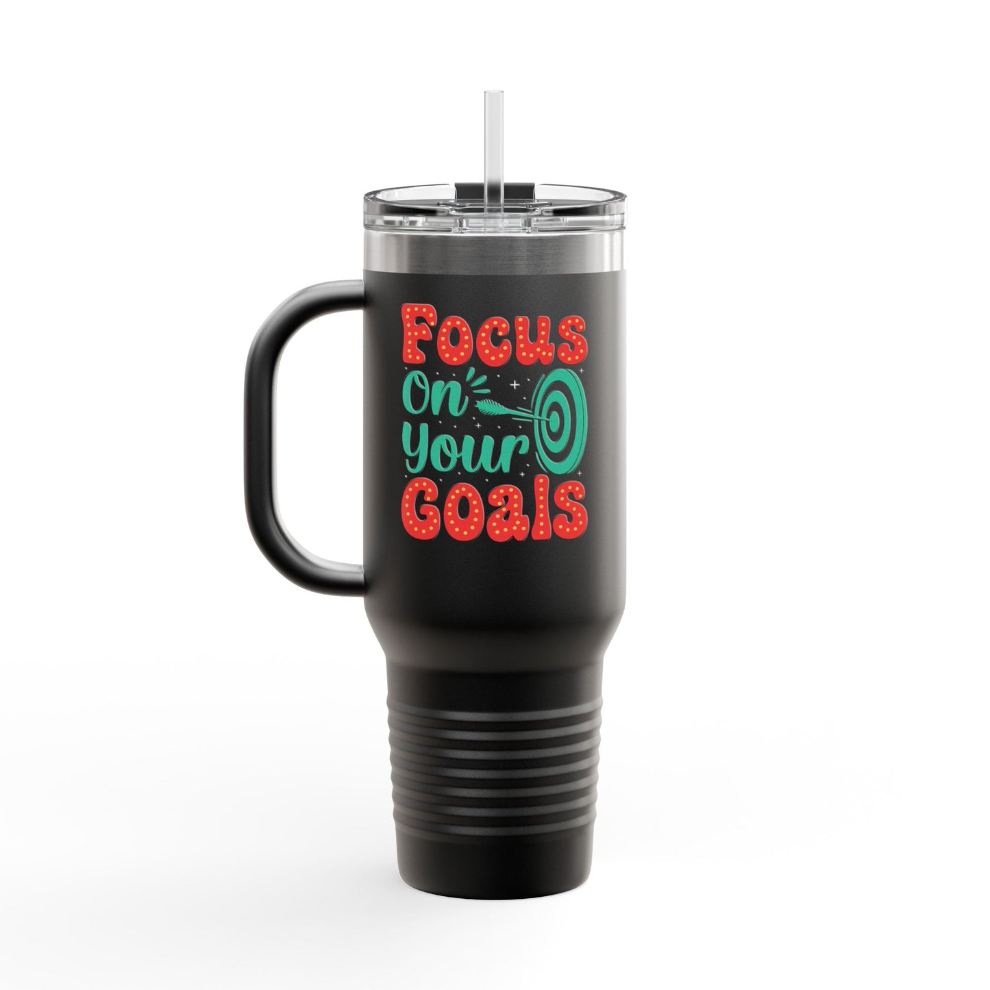 Focus On Your Goals Insulated Travel Mug, 40oz