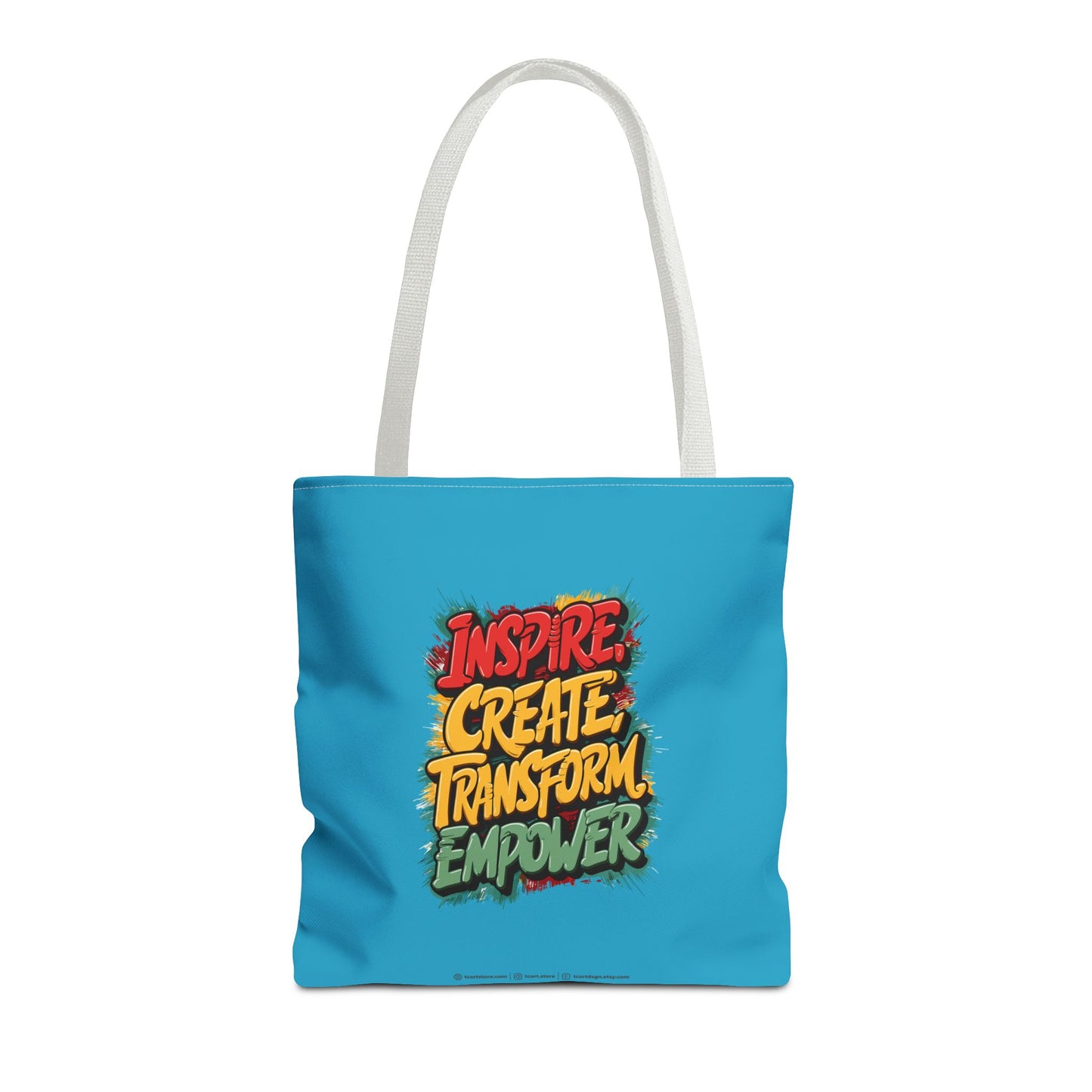 Inspire Create Transform Empower Tote Bag (AOP)
