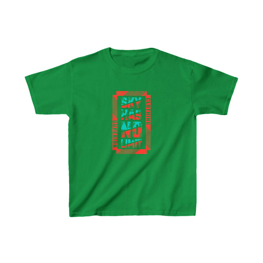 Sky Has No Limit Kids Heavy Cotton™ Tee