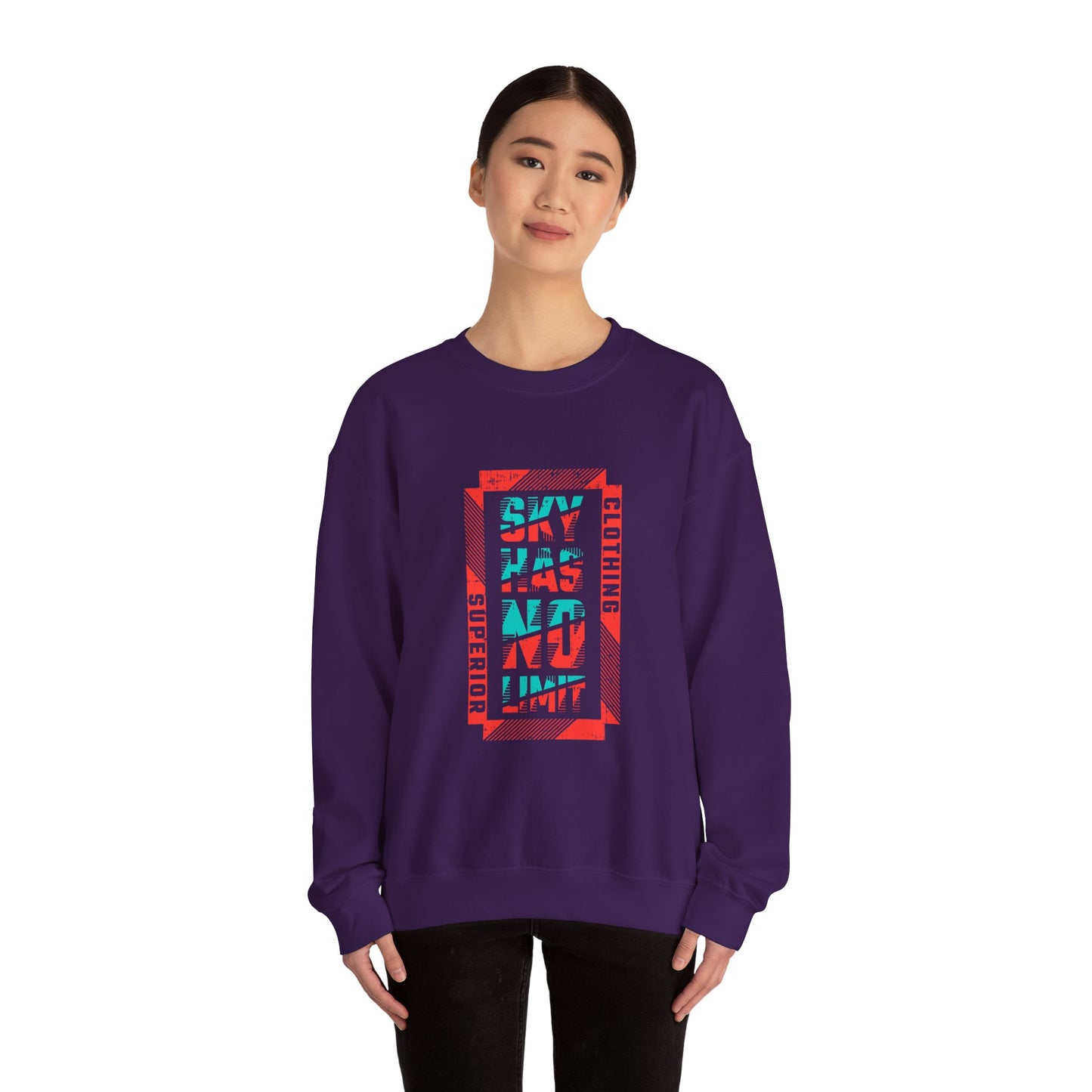 Sky Has No Limit Unisex Heavy Blend™ Crewneck Sweatshirt