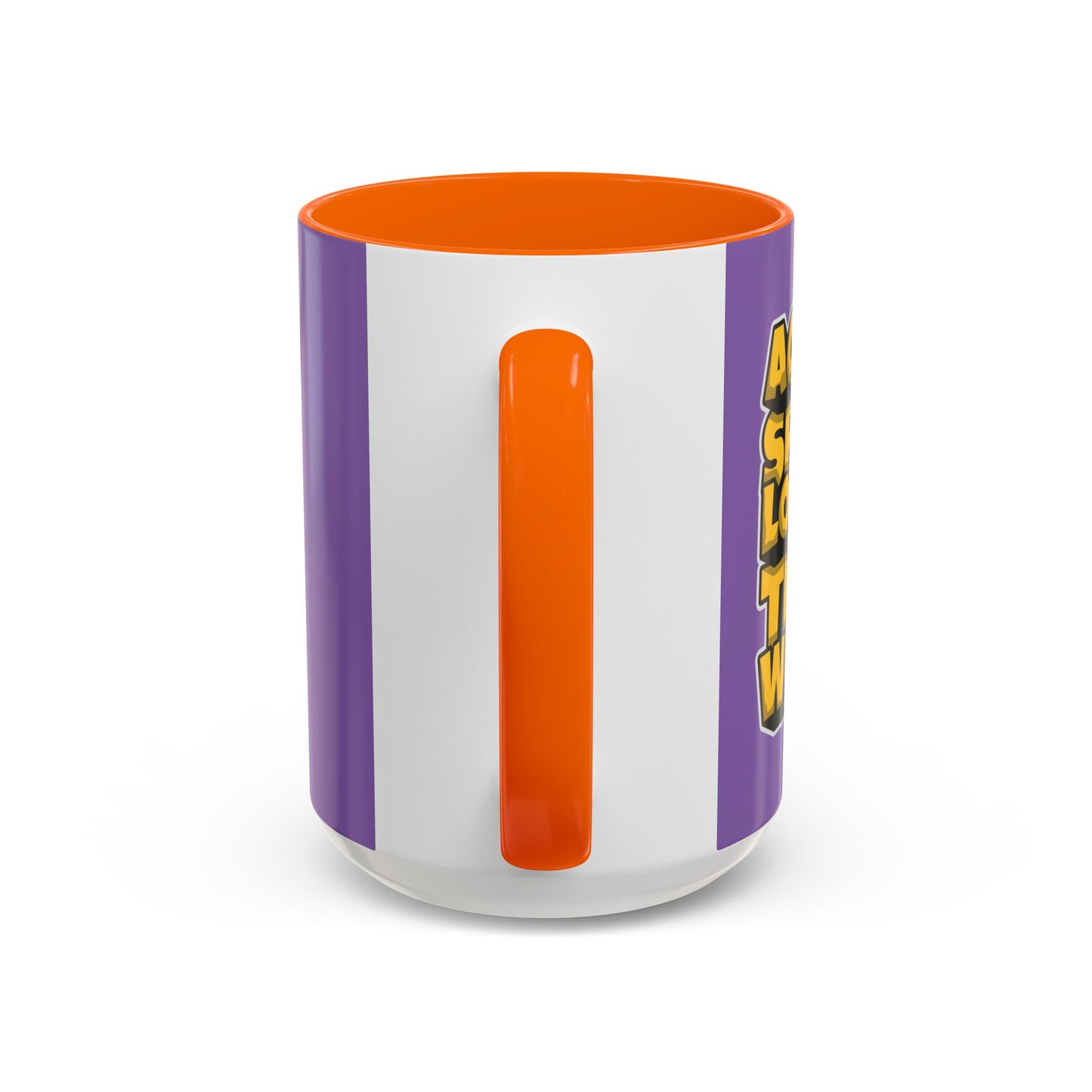 Action Speak Louder Than Words Accent Coffee Mug (11, 15oz)