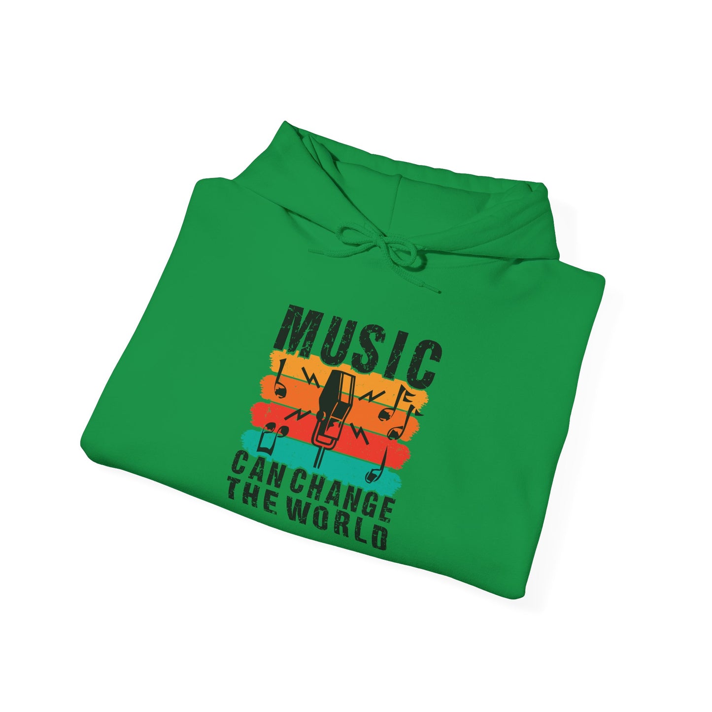 Music Can Change The World Unisex Heavy Blend™ Hooded Sweatshirt