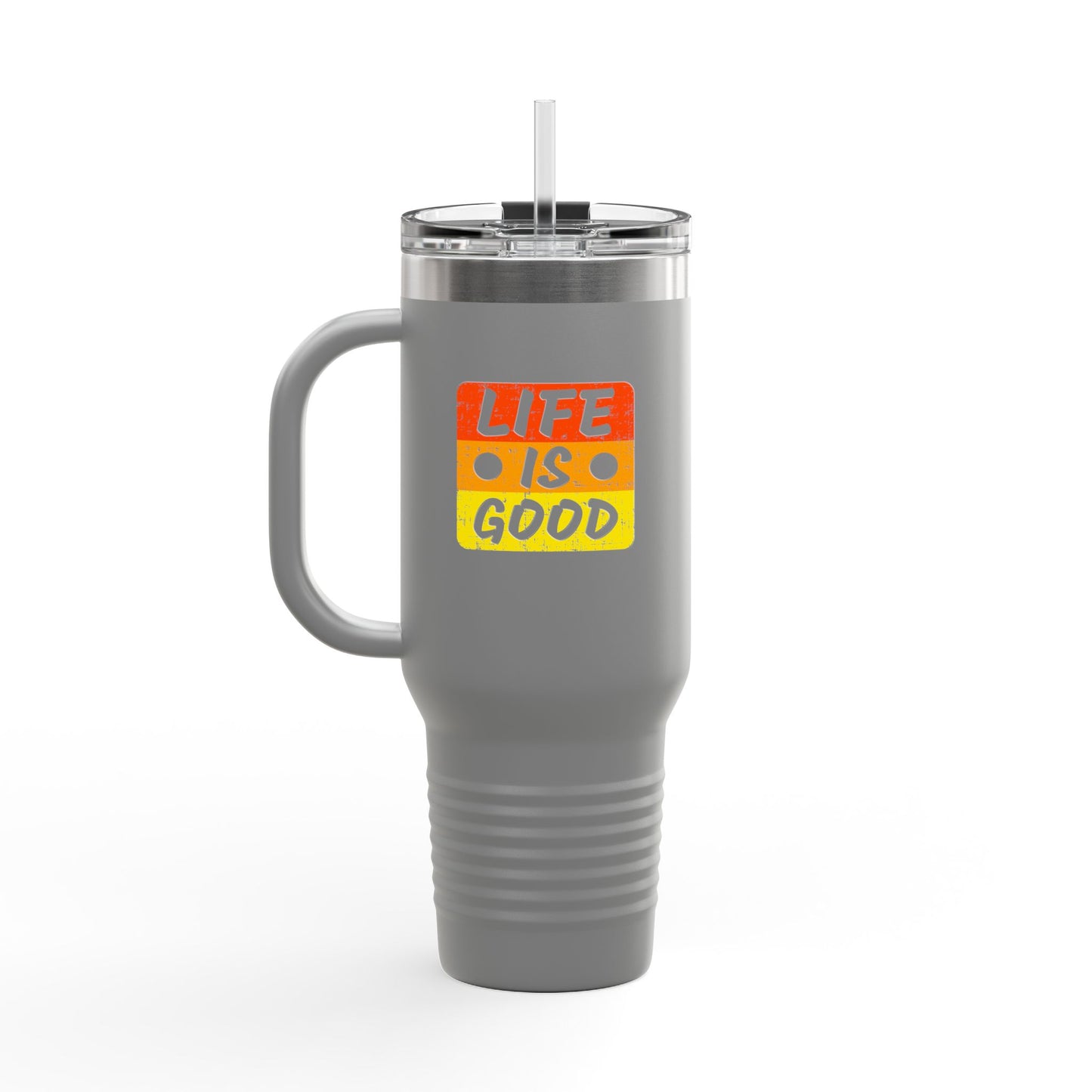 Life Is Good Insulated Travel Mug, 40oz