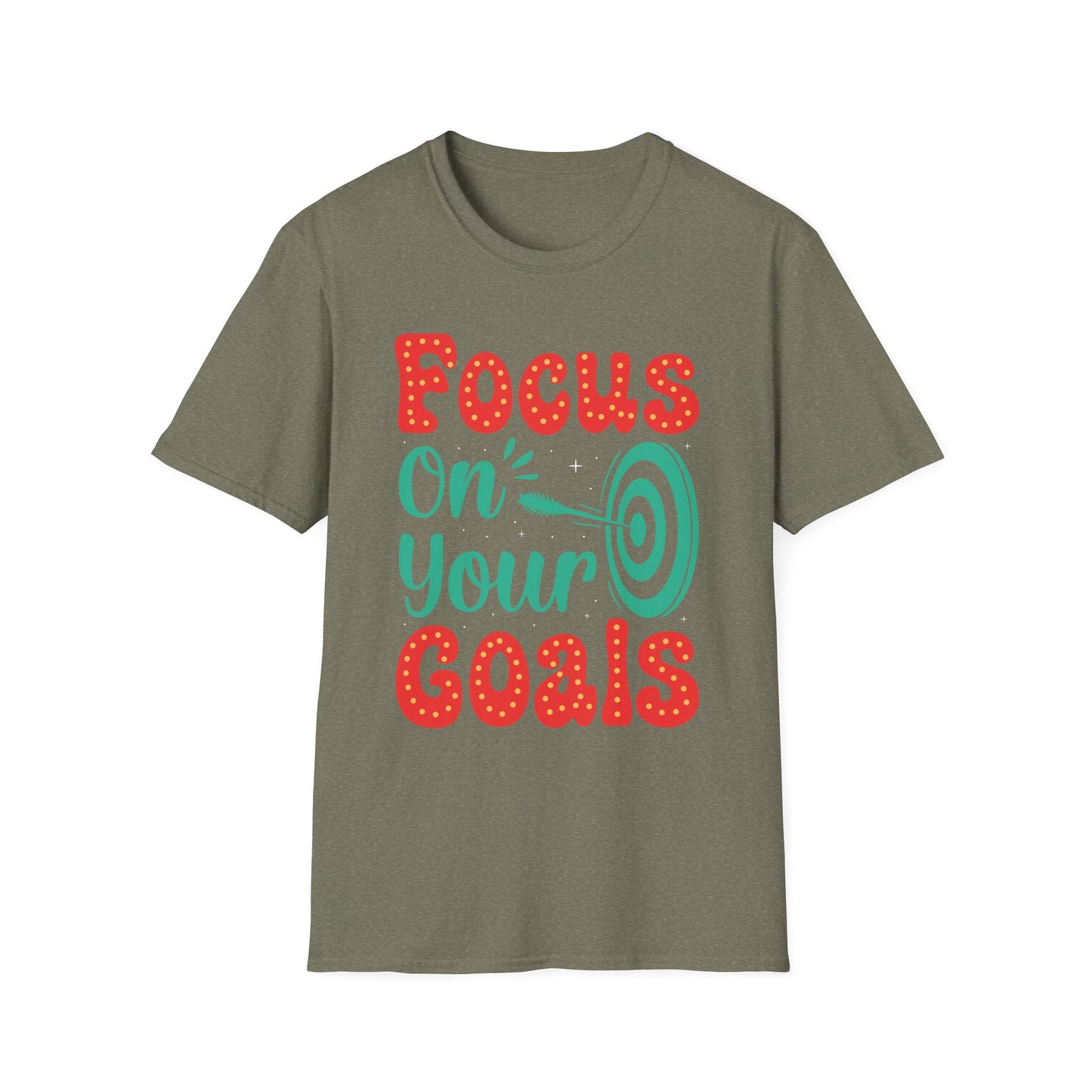 Focus On Your Goals  Unisex Softstyle T-Shirt