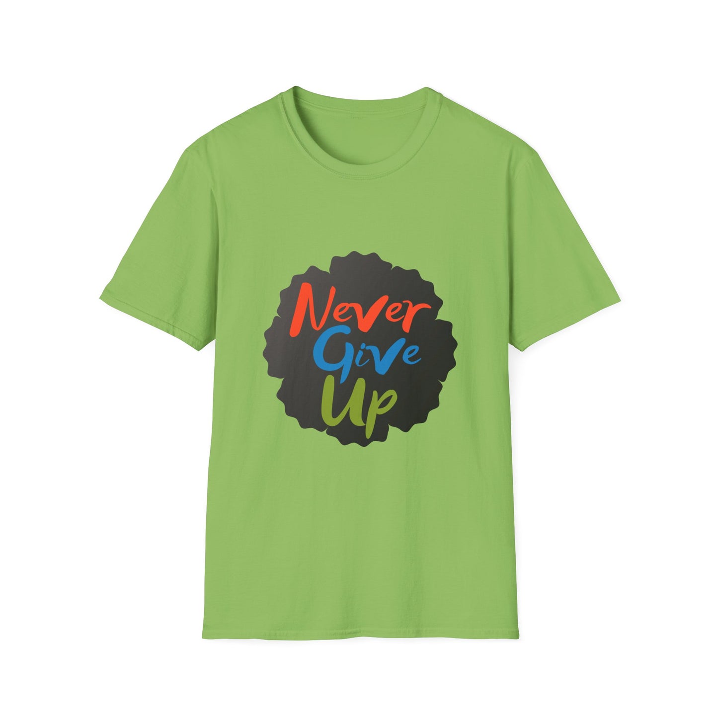 Never Give Up Unisex Softstyle T-Shirt