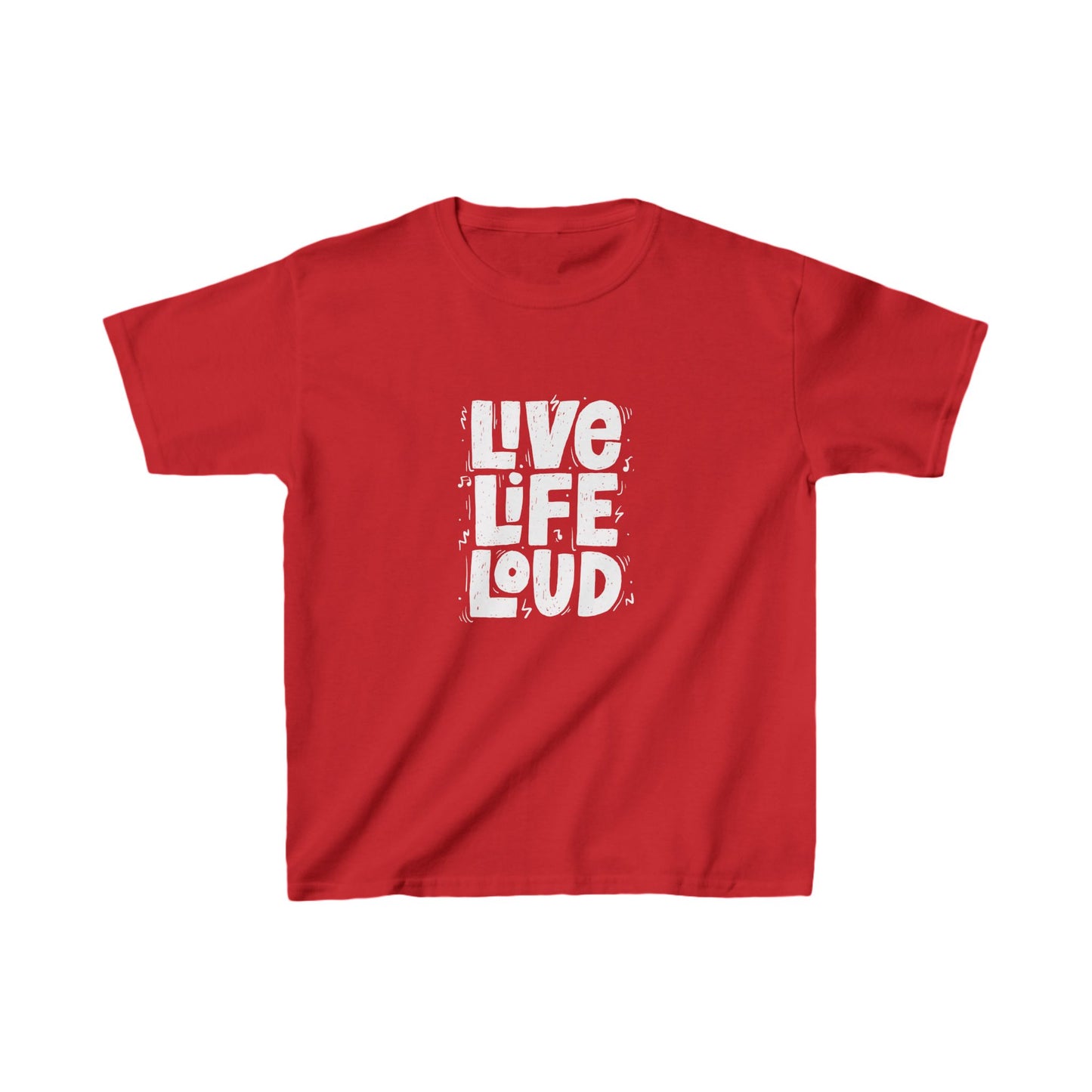 Live Life Loud Kids Heavy Cotton™ Tee