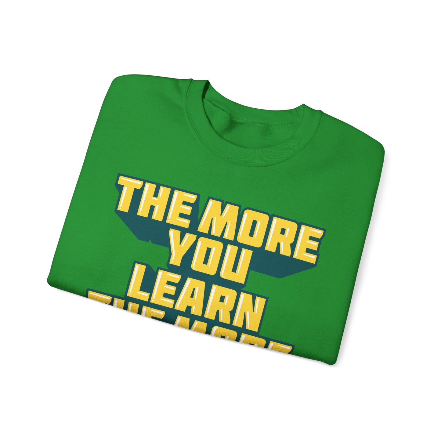The More You Learn The More You Earn Unisex Heavy Blend™ Crewneck Sweatshirt