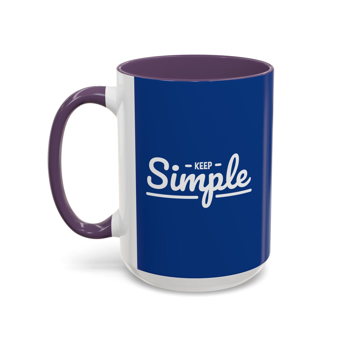 Keep Simple Accent Coffee Mug (11, 15oz)