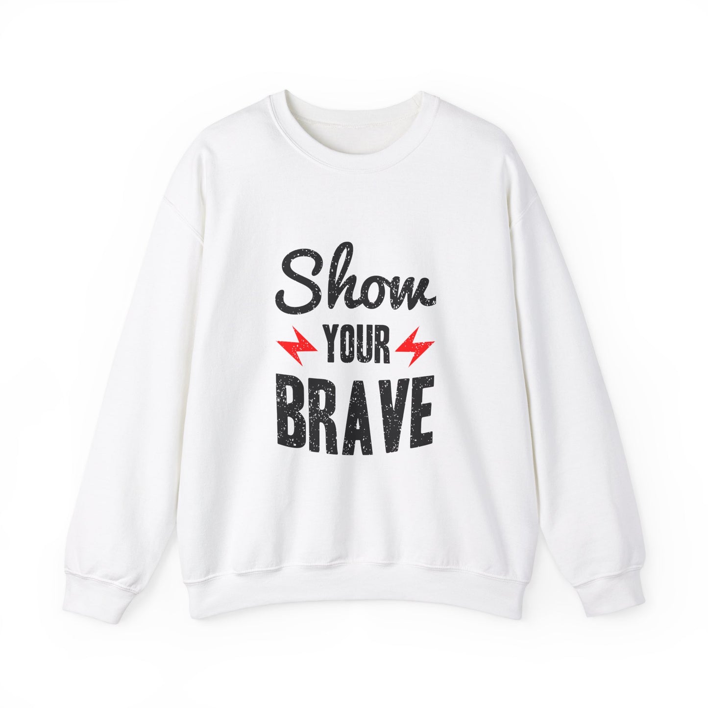 Show Your Brave Unisex Heavy Blend™ Crewneck Sweatshirt