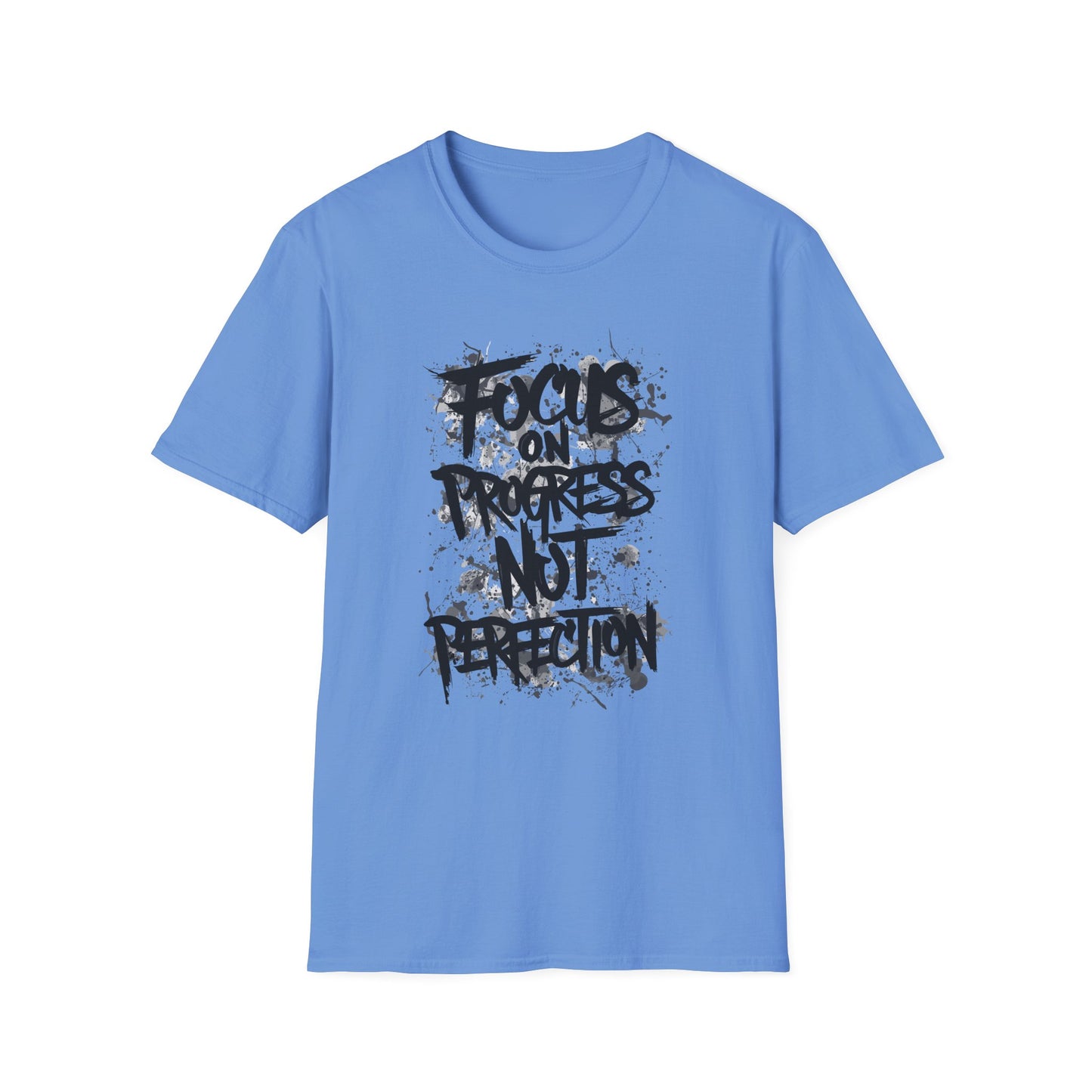 Focus On Progress Not Perfection Unisex Softstyle T-Shirt