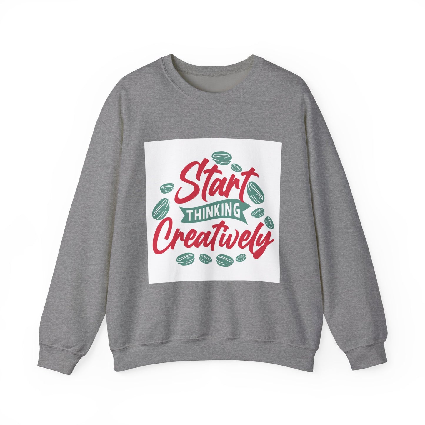 Start Thinking Unisex Heavy Blend™ Crewneck Sweatshirt