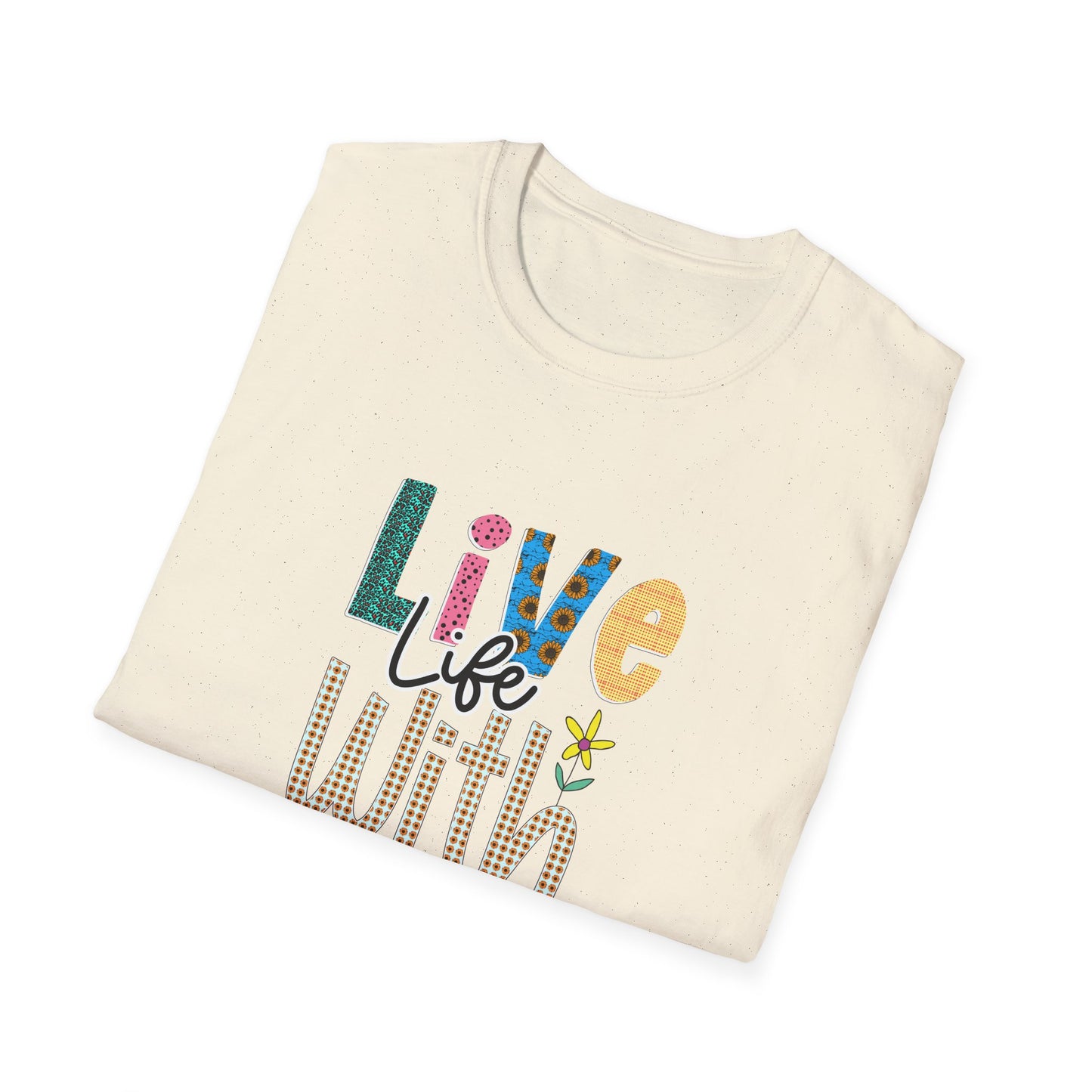 Live life with joy Unisex Softstyle T-Shirt