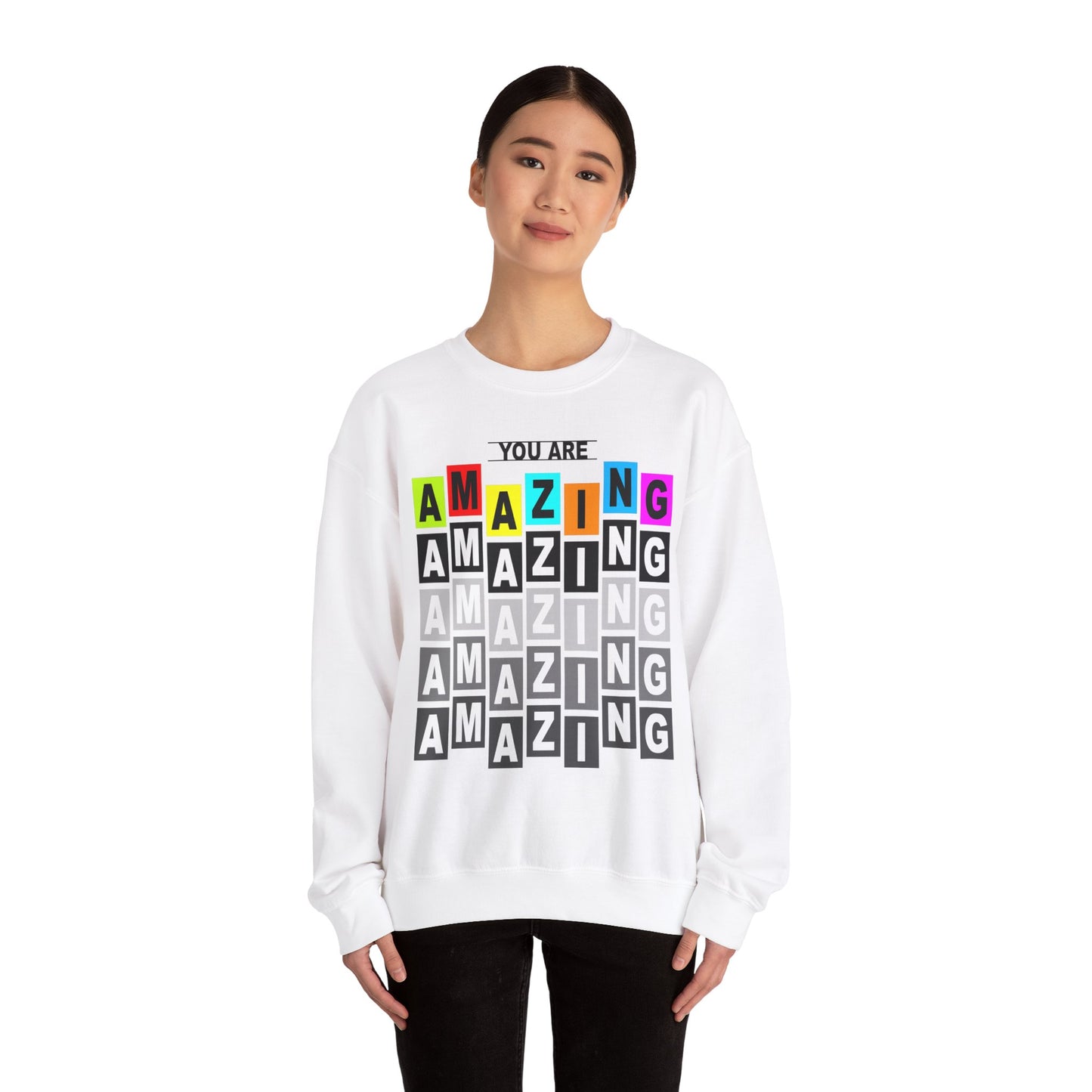 You Are Amazing Unisex Heavy Blend™ Crewneck Sweatshirt