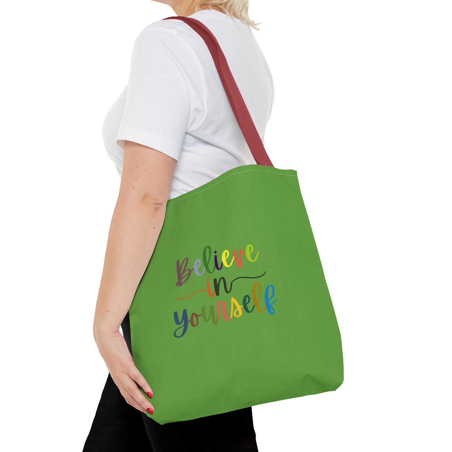 Believe In Your Self Tote Bag (AOP)