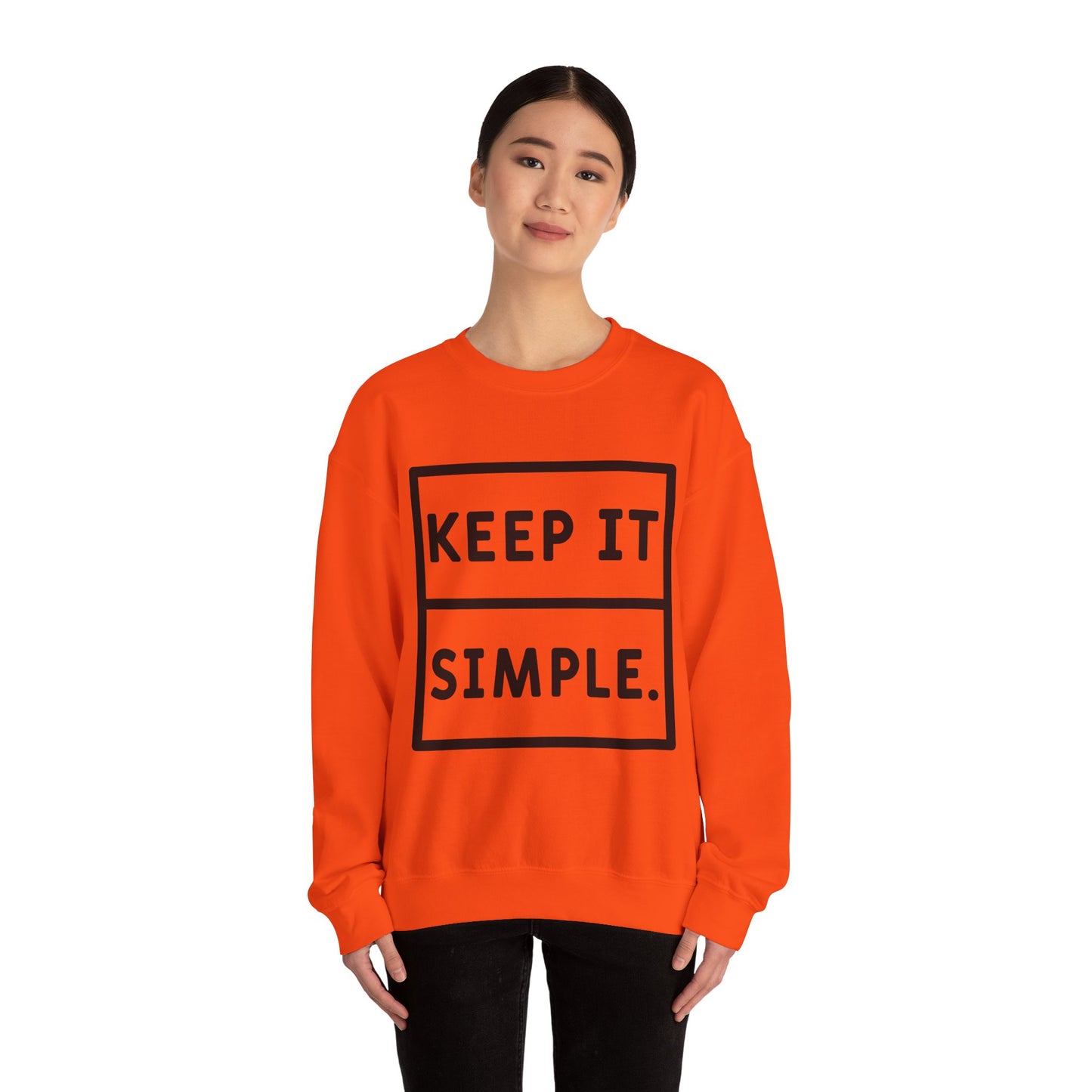 Keep It Simple Unisex Heavy Blend™ Crewneck Sweatshirt