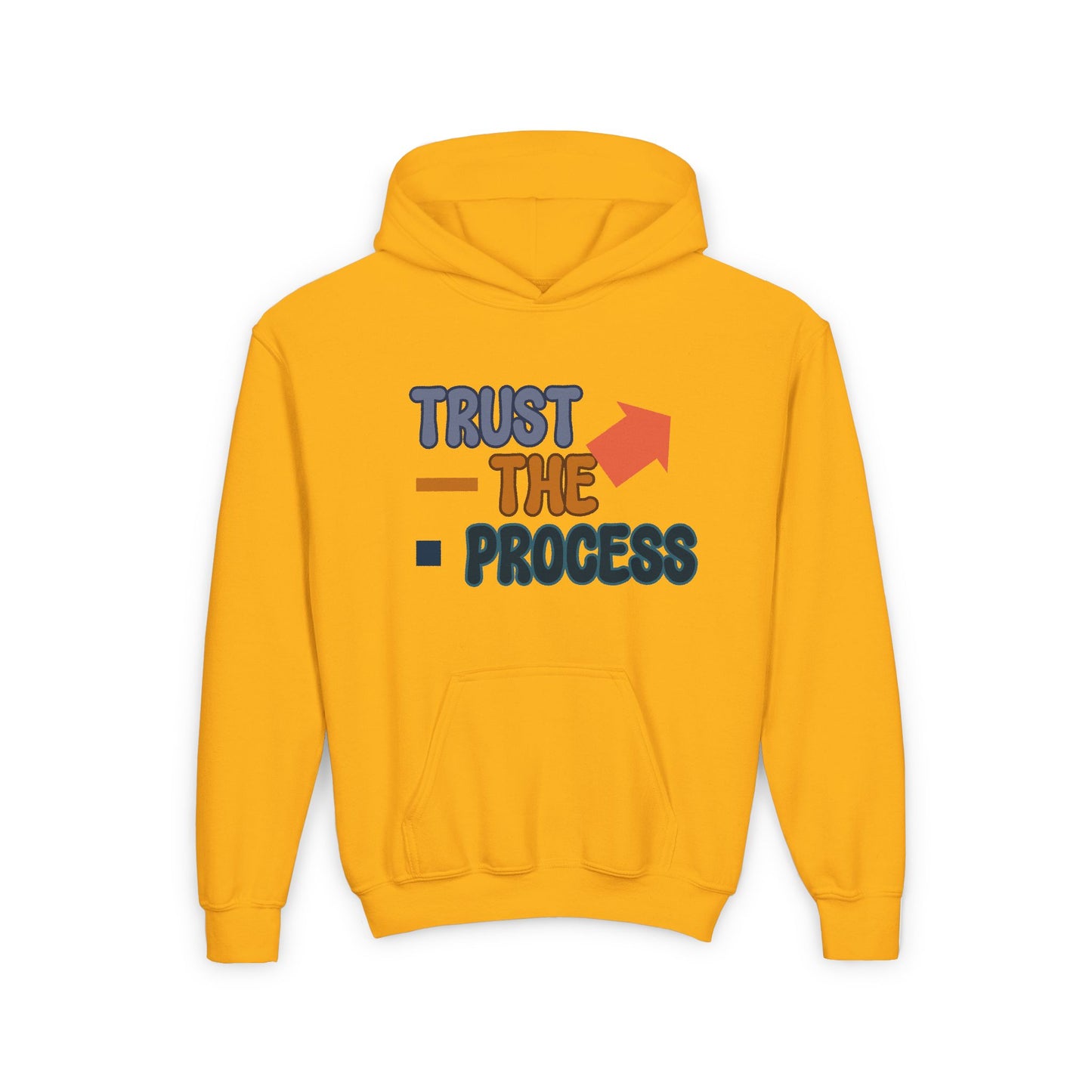 Trust The ProcessTrust The Process Youth Heavy Blend Hooded Sweatshirt