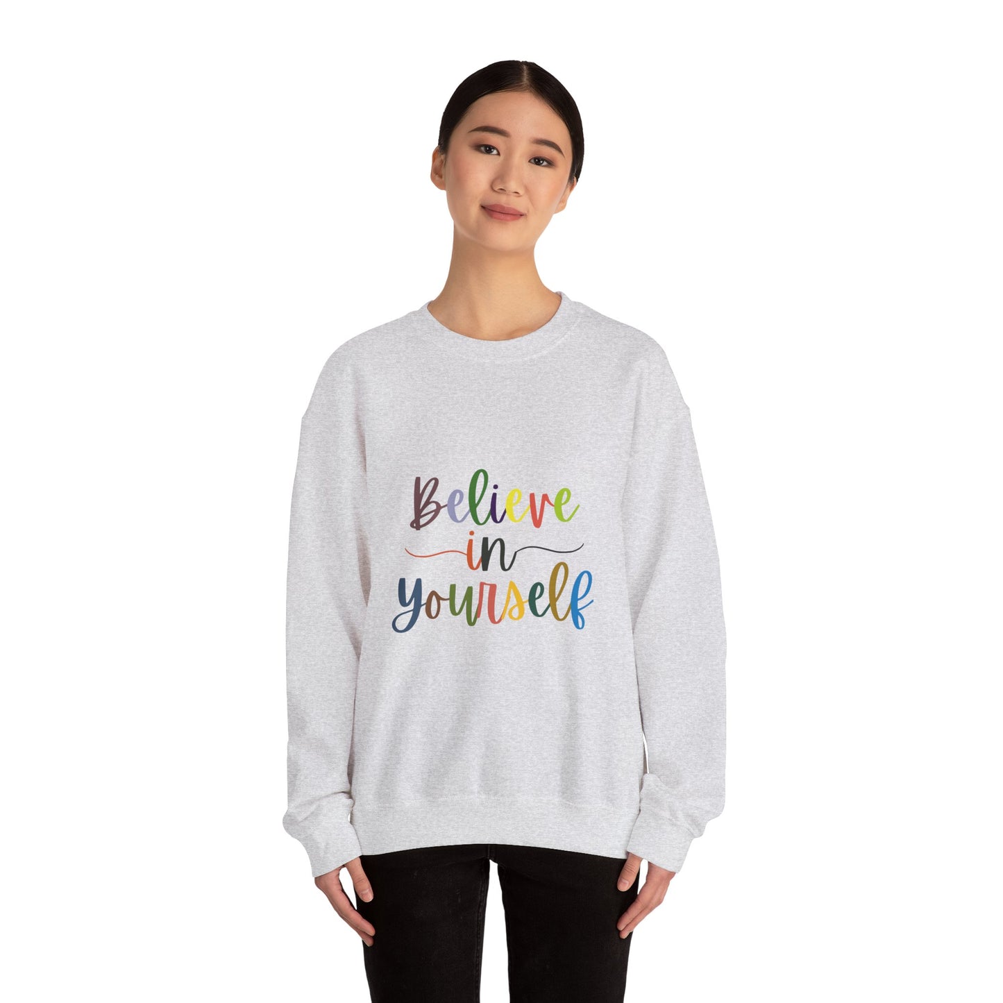 Believe In Your Self Unisex Heavy Blend™ Crewneck Sweatshirt
