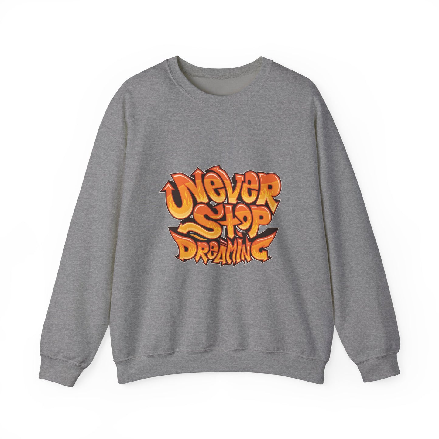 Never Stop Dreaming Unisex Heavy Blend™ Crewneck Sweatshirt