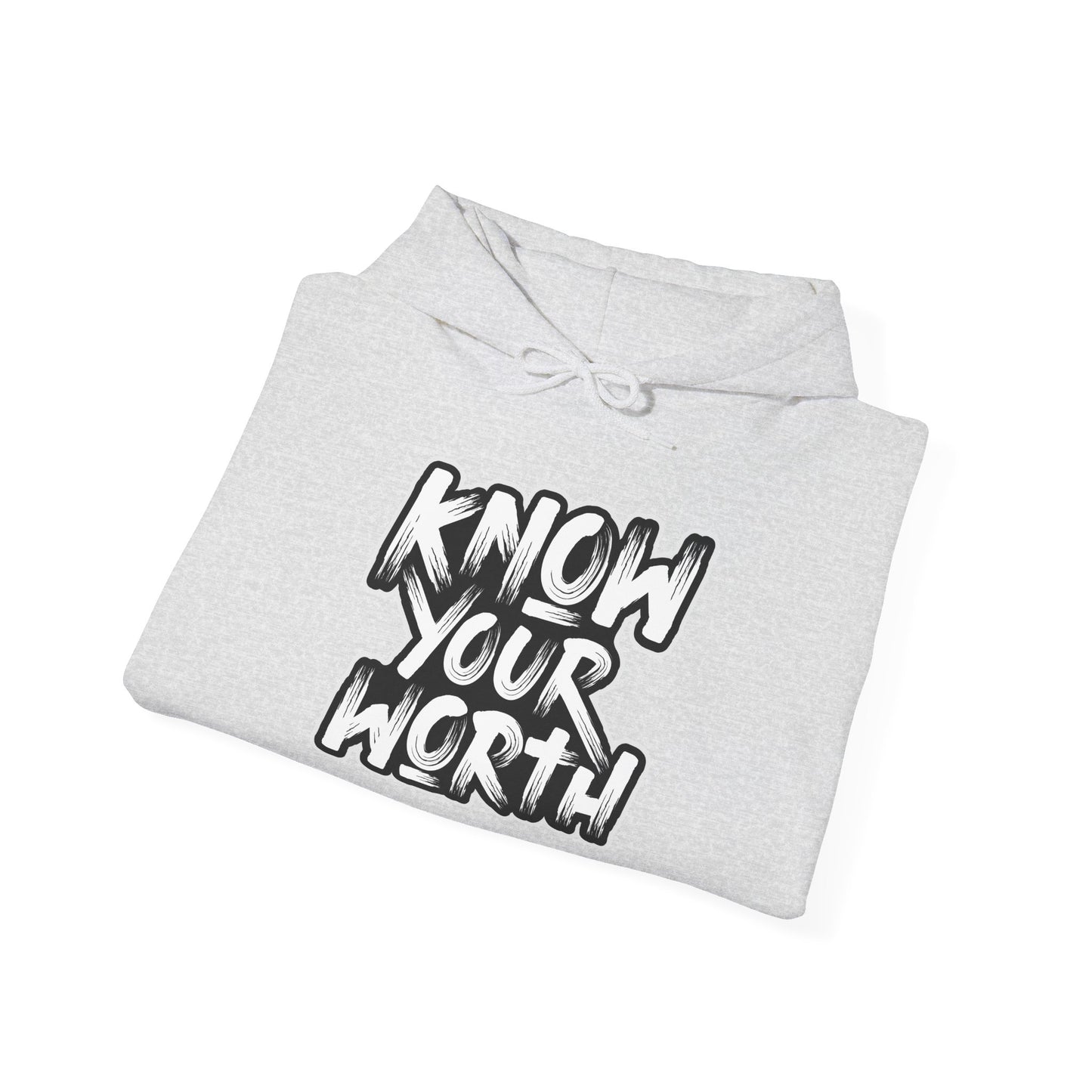 Know Your Worth Unisex Heavy Blend™ Hooded Sweatshirt