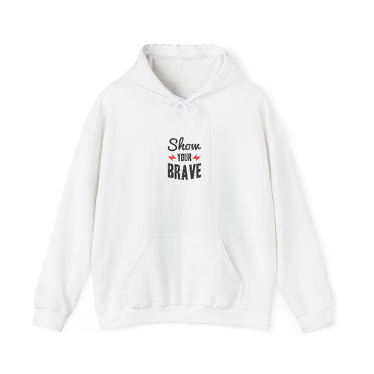 Show Your Brave Unisex Heavy Blend™ Hooded Sweatshirt