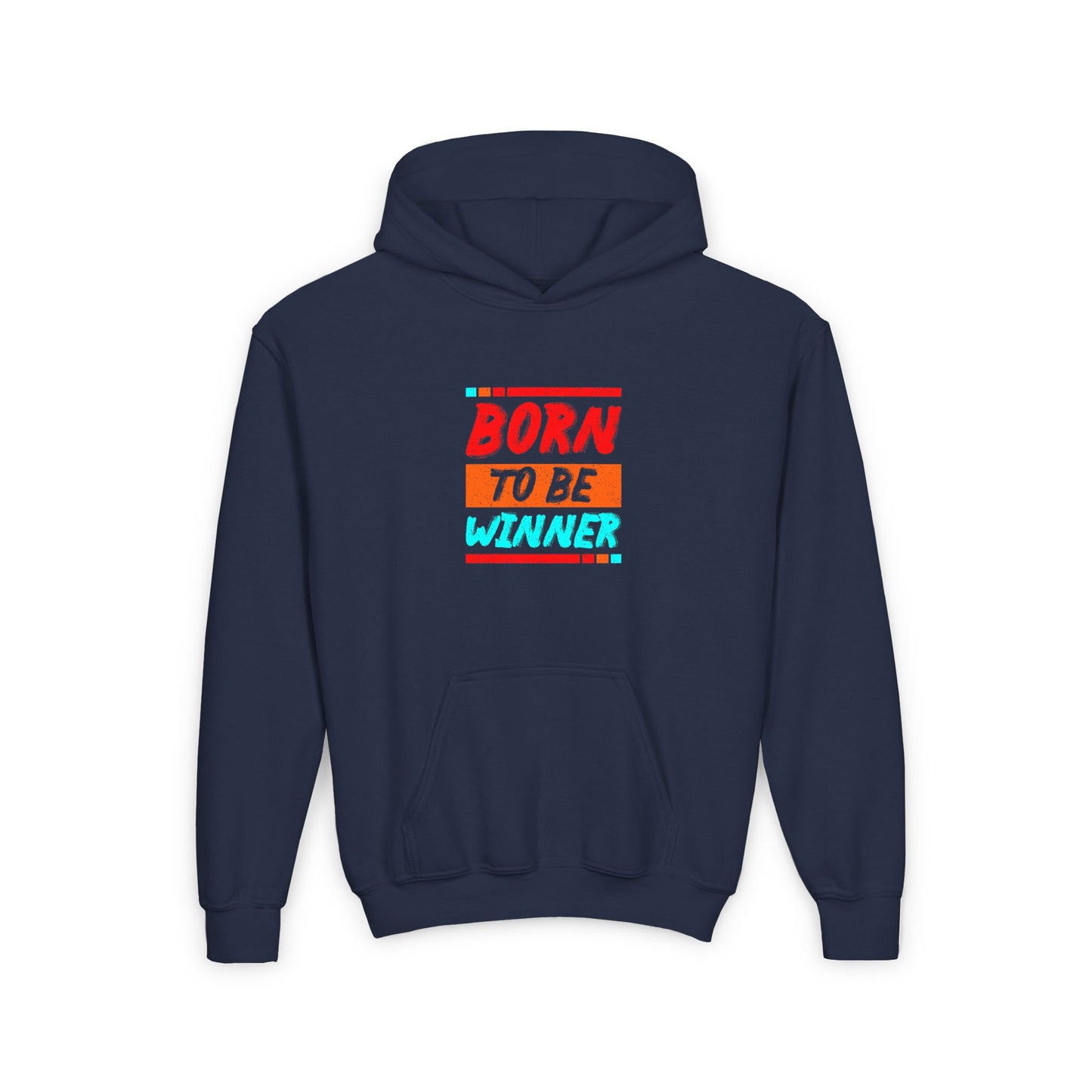 Born To Be Winner Youth Heavy Blend Hooded Sweatshirt