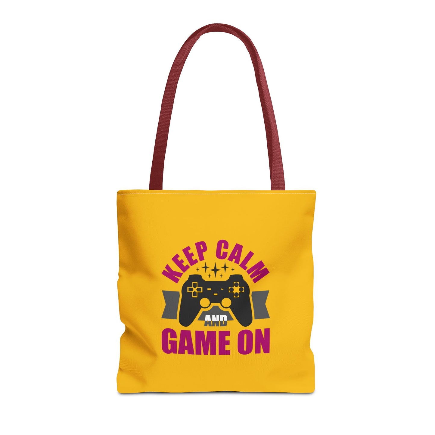Keep Calm And Game On Tote Bag (AOP)