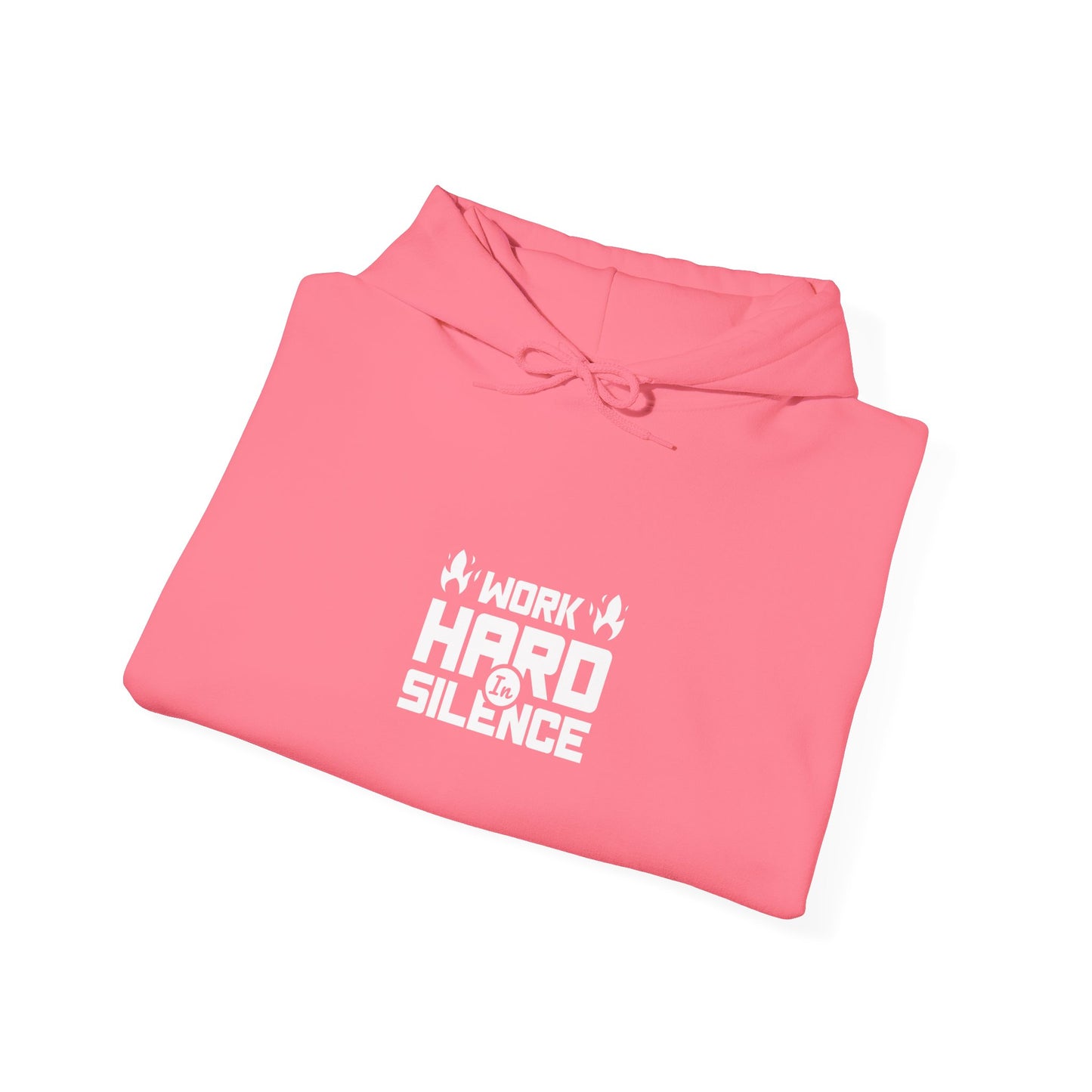 Work Hard In Silence Unisex Heavy Blend™ Hooded Sweatshirt