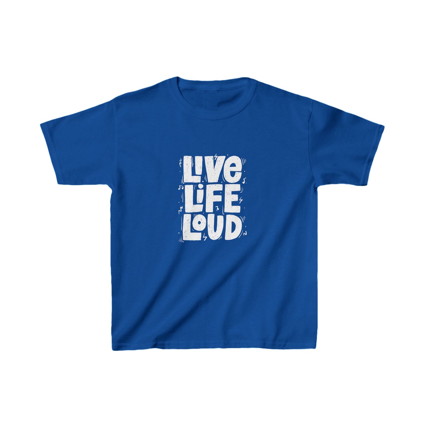 Live Life Loud Kids Heavy Cotton™ Tee