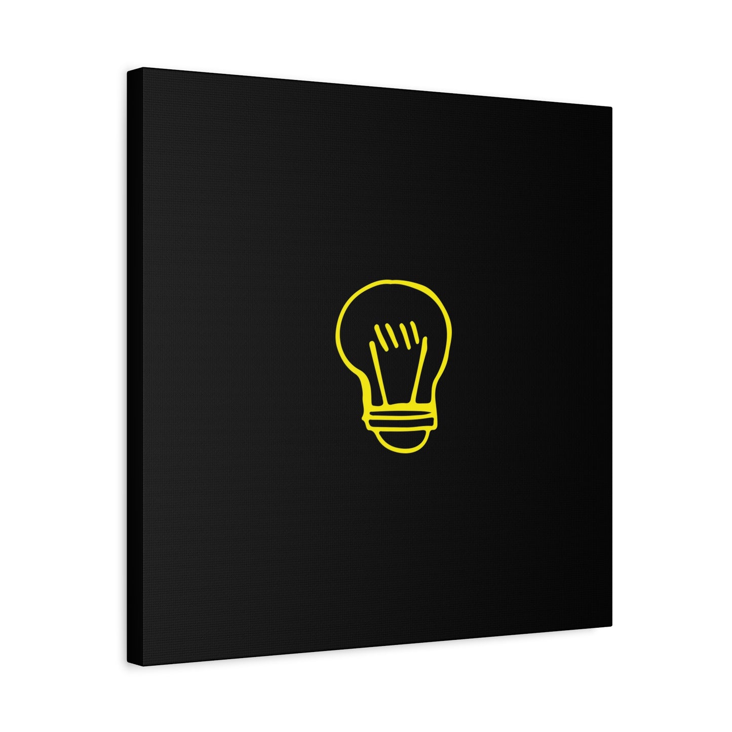 Drawing Light Bulb Matte Canvas, Stretched, 1.25"