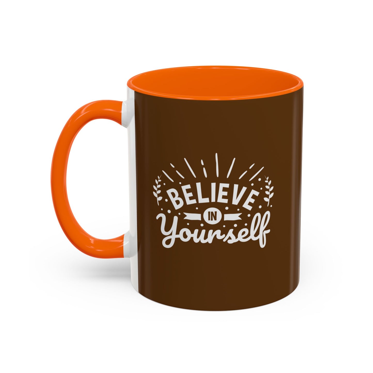 Believe In Yourself Accent Coffee Mug (11, 15oz)